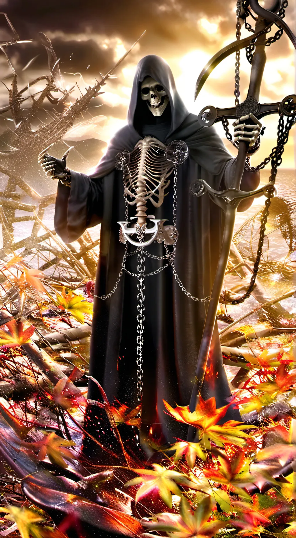 ai character: death background