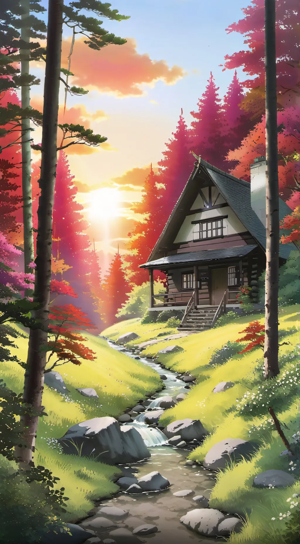 ai character: Mha training camp  background