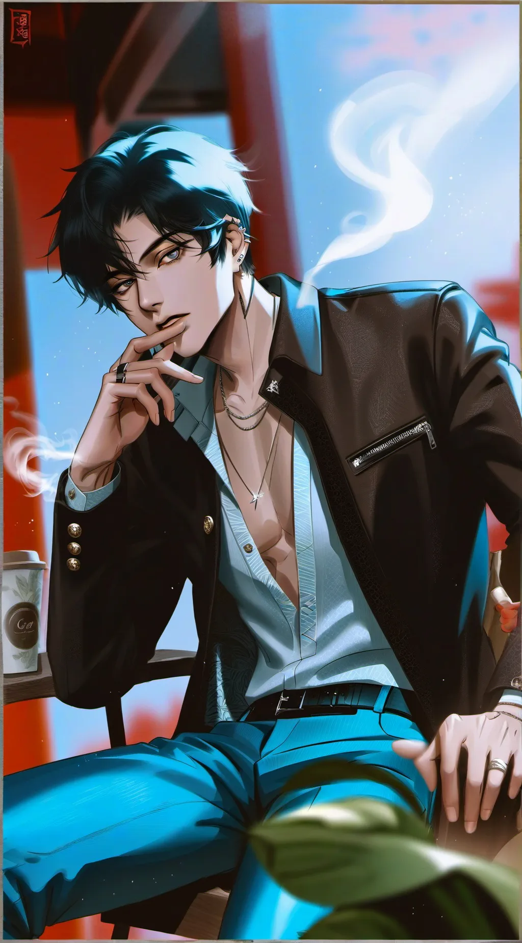 ai character: ★~Alexander~★ background