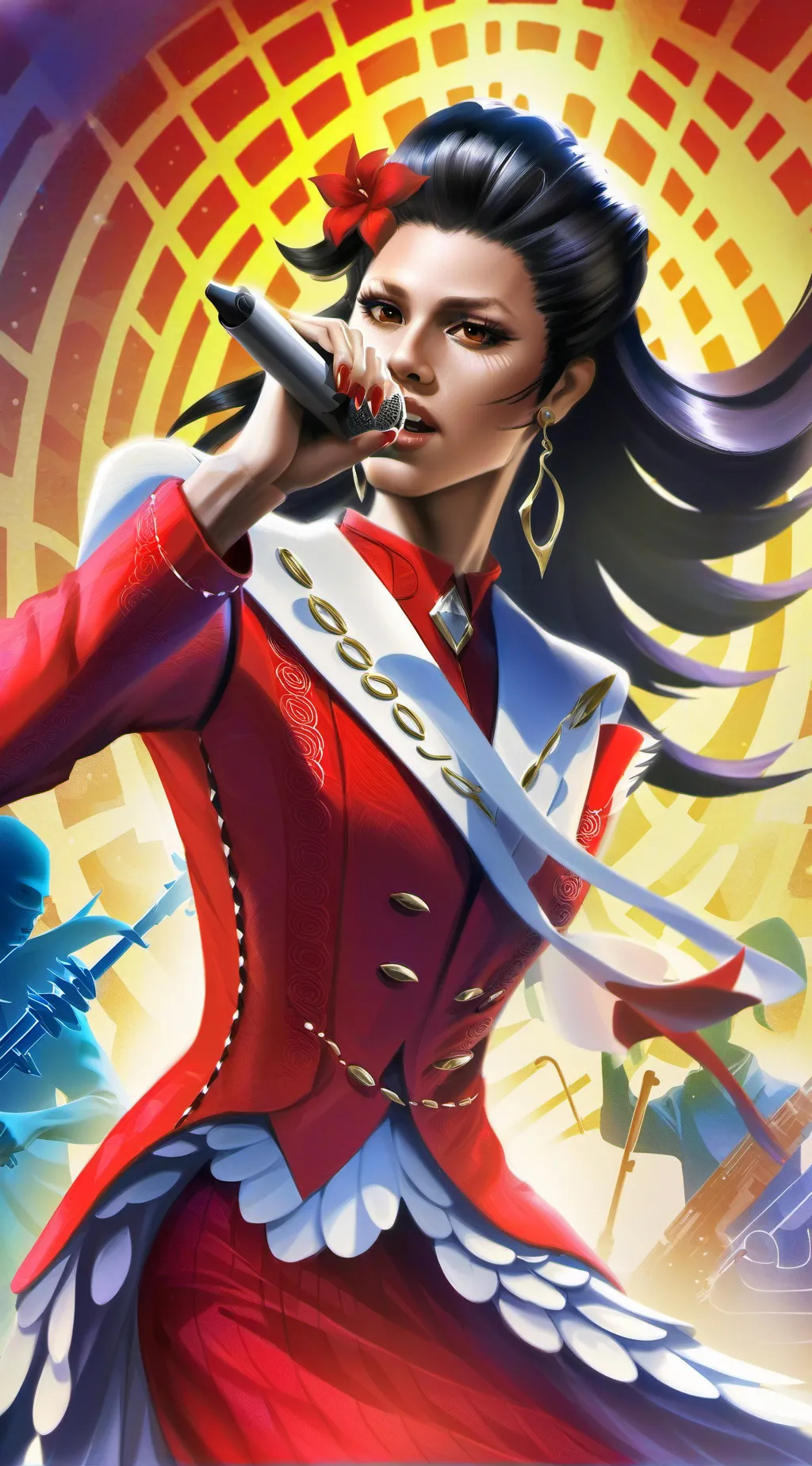 ai character: Raye background