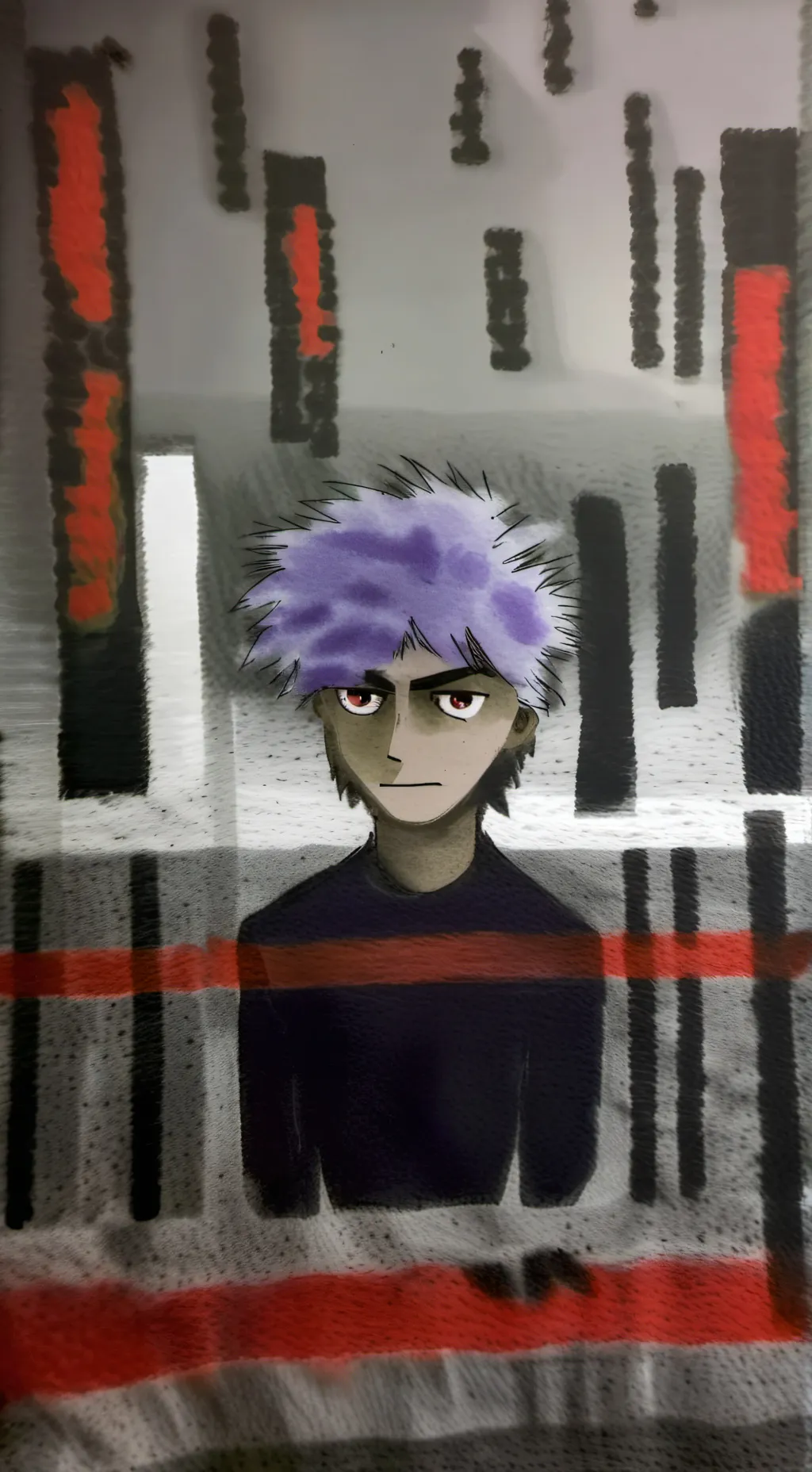 ai character: 2-D  background