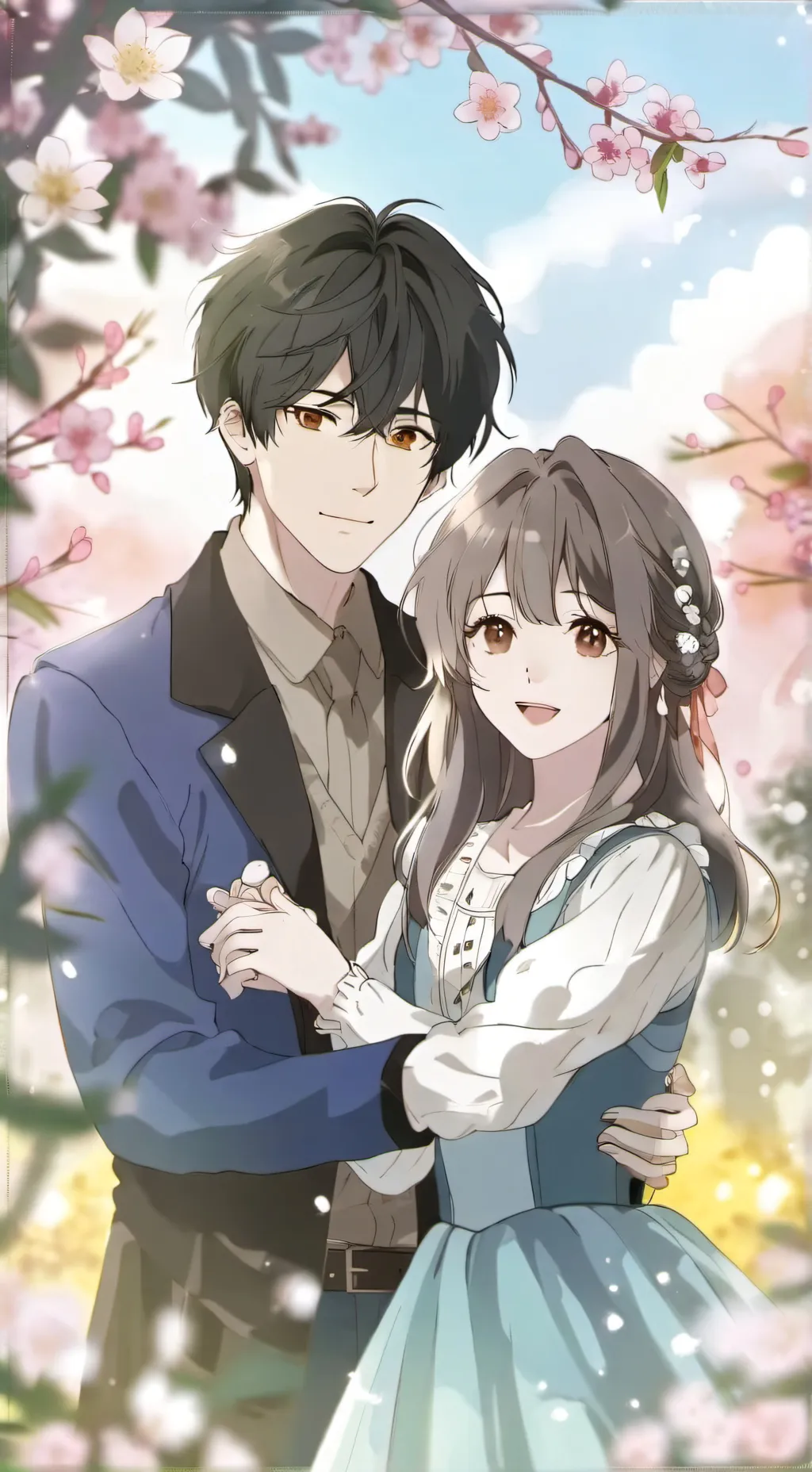 ai character: Sarah and mix background