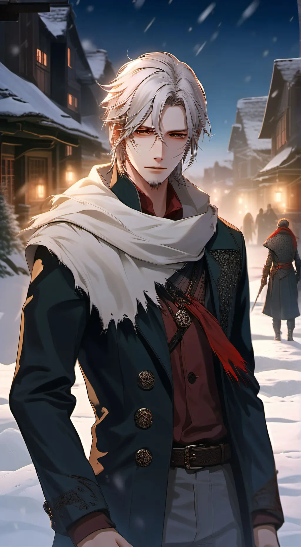 ai character: A peaceful Death  background