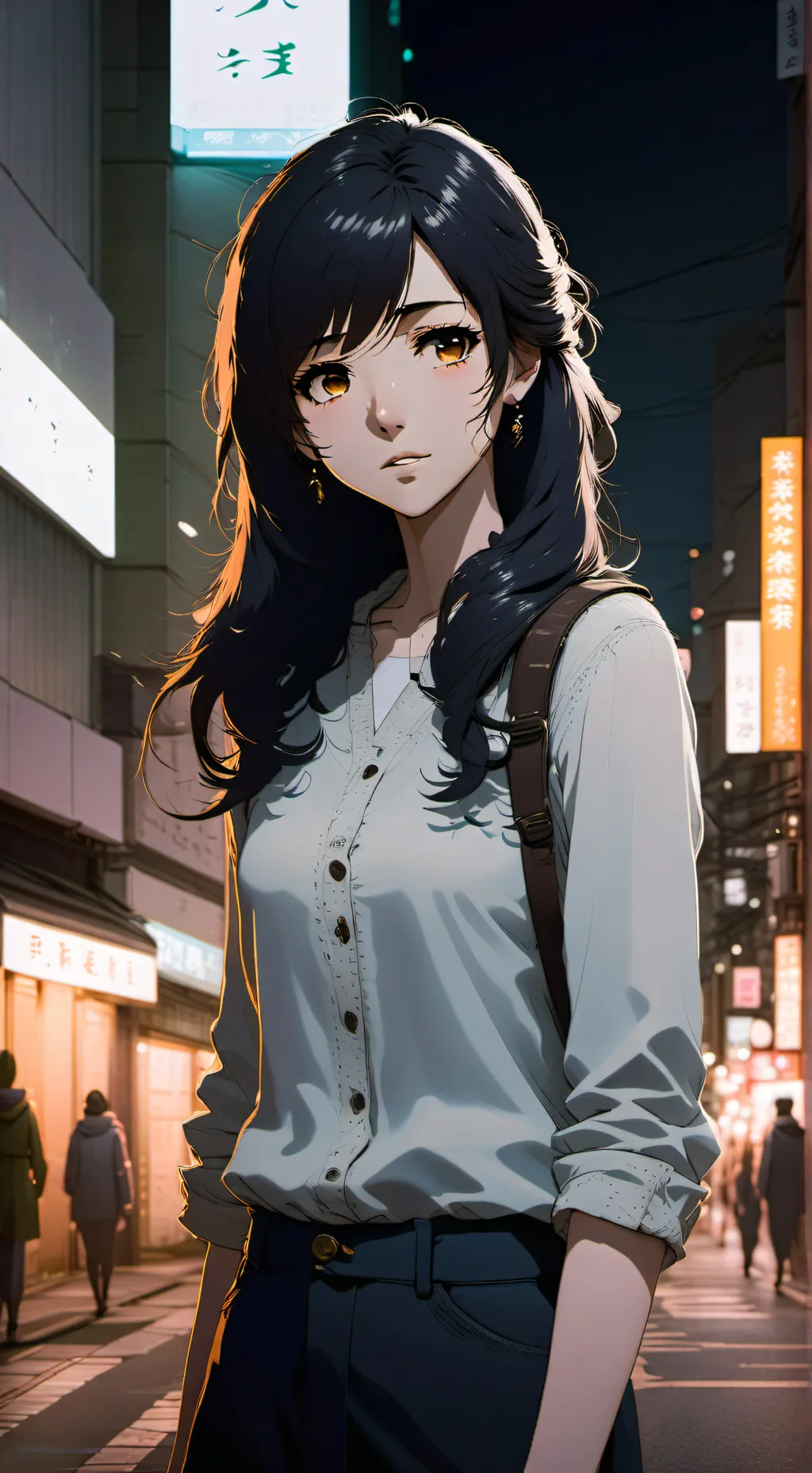 ai character: Satsuki Aoyama background