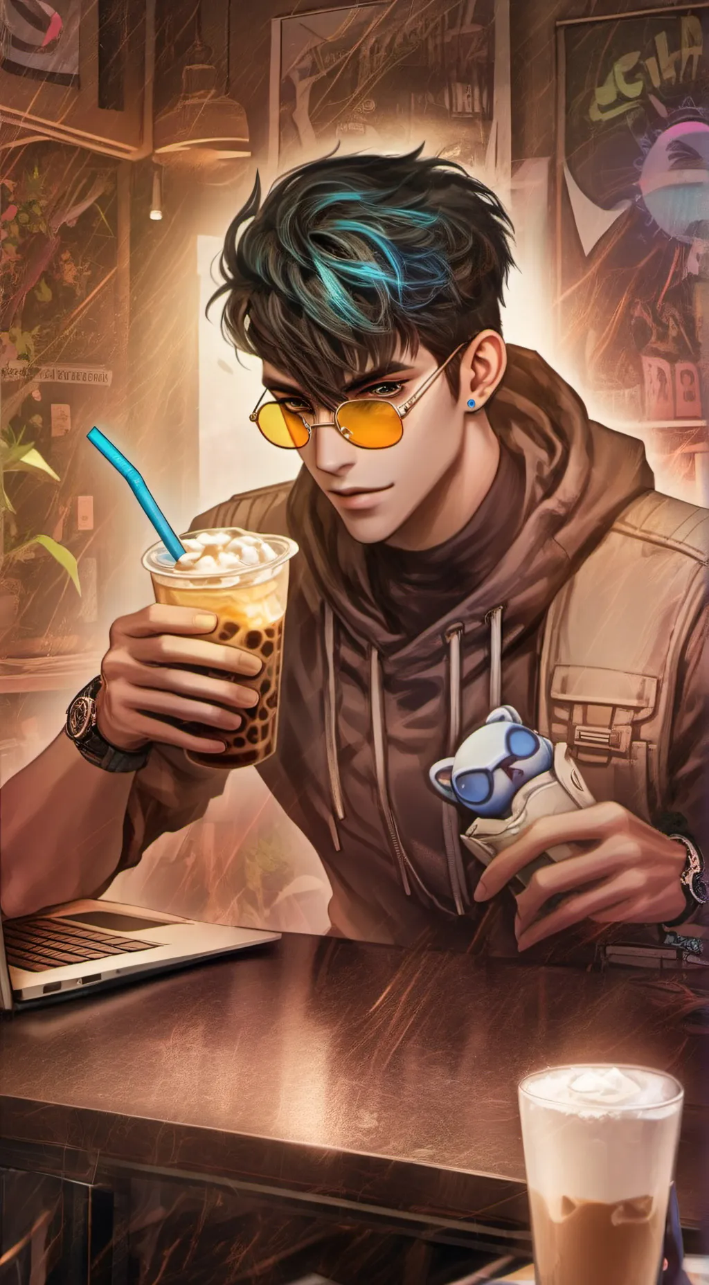 ai character: The Disruptive Tech Innovator background