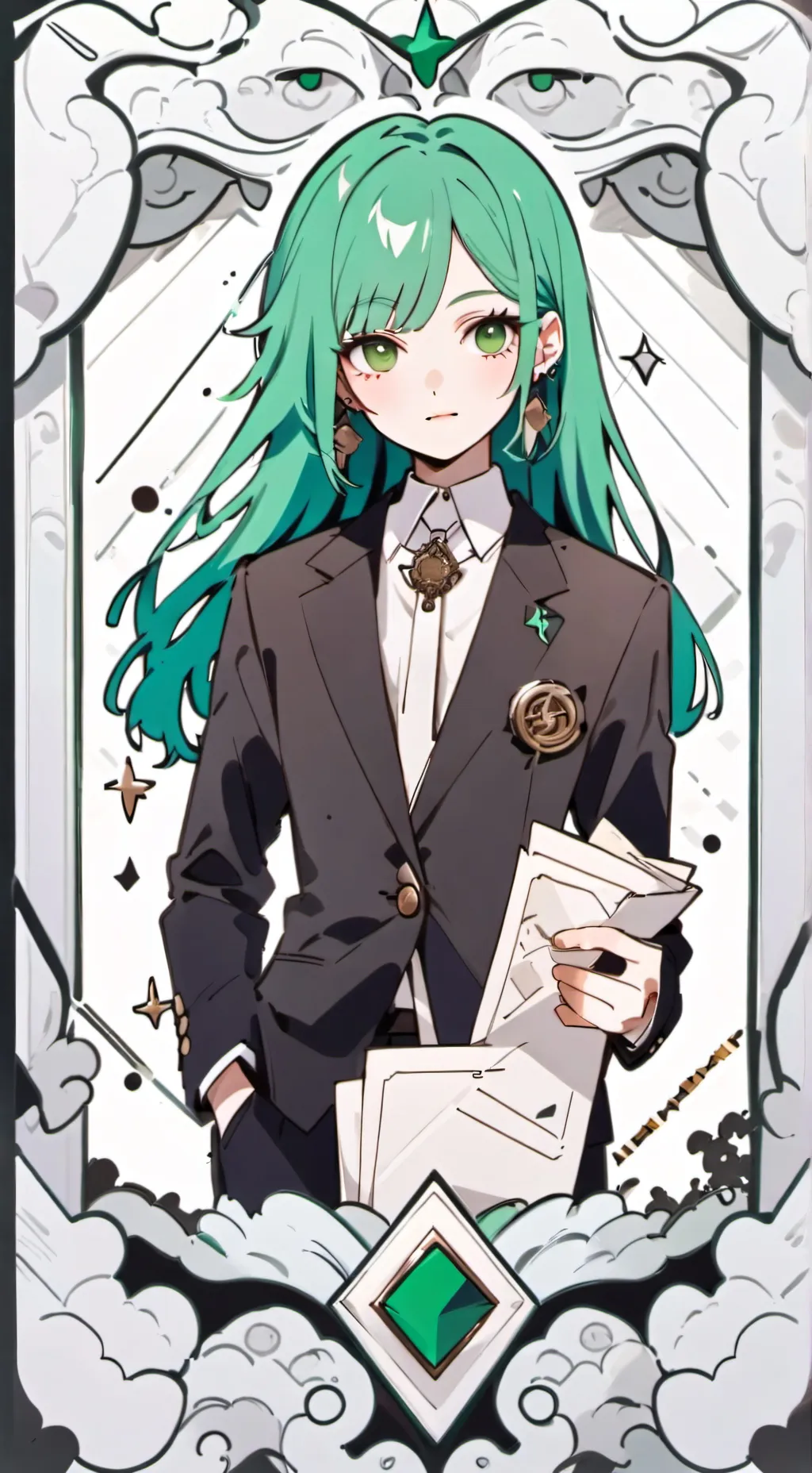 ai character: Vee’s game show! background