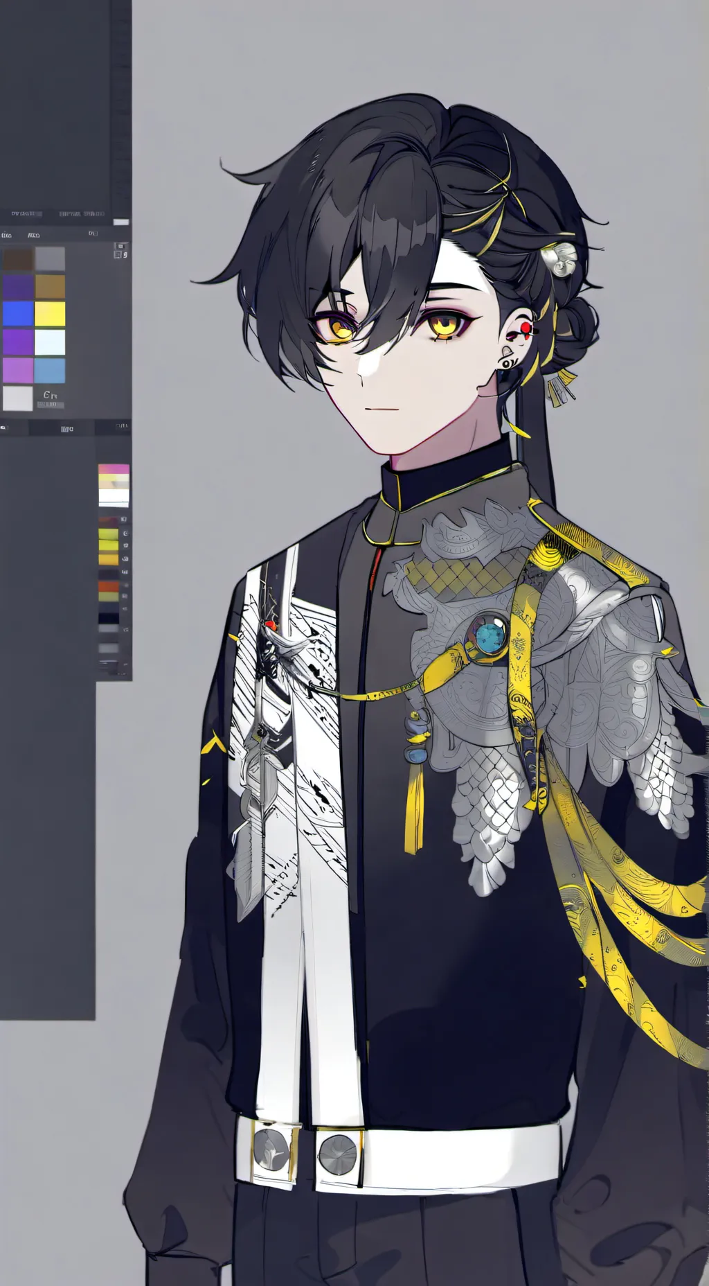 ai character: Саша background