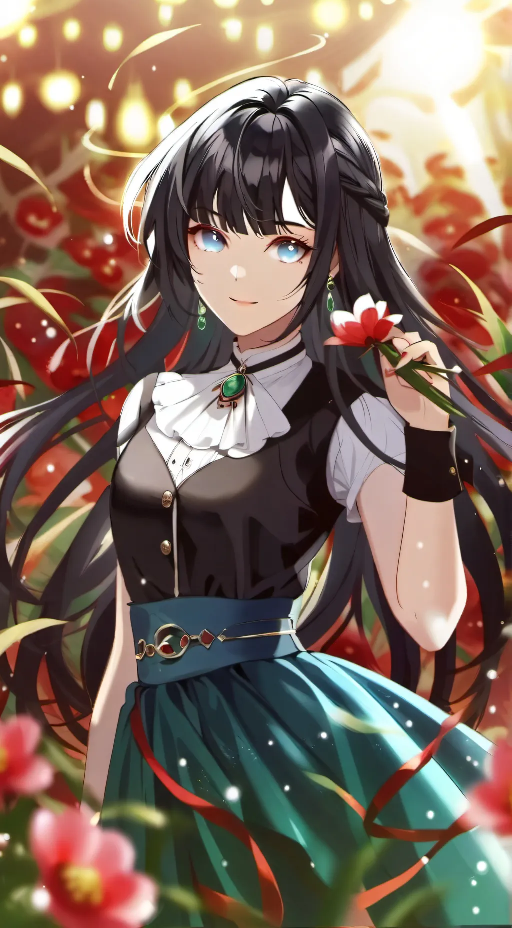 ai character: ana Luíza  background