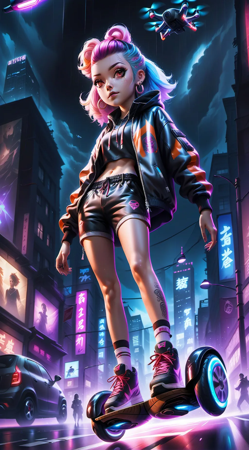 ai character: Moana 1 or 2 background