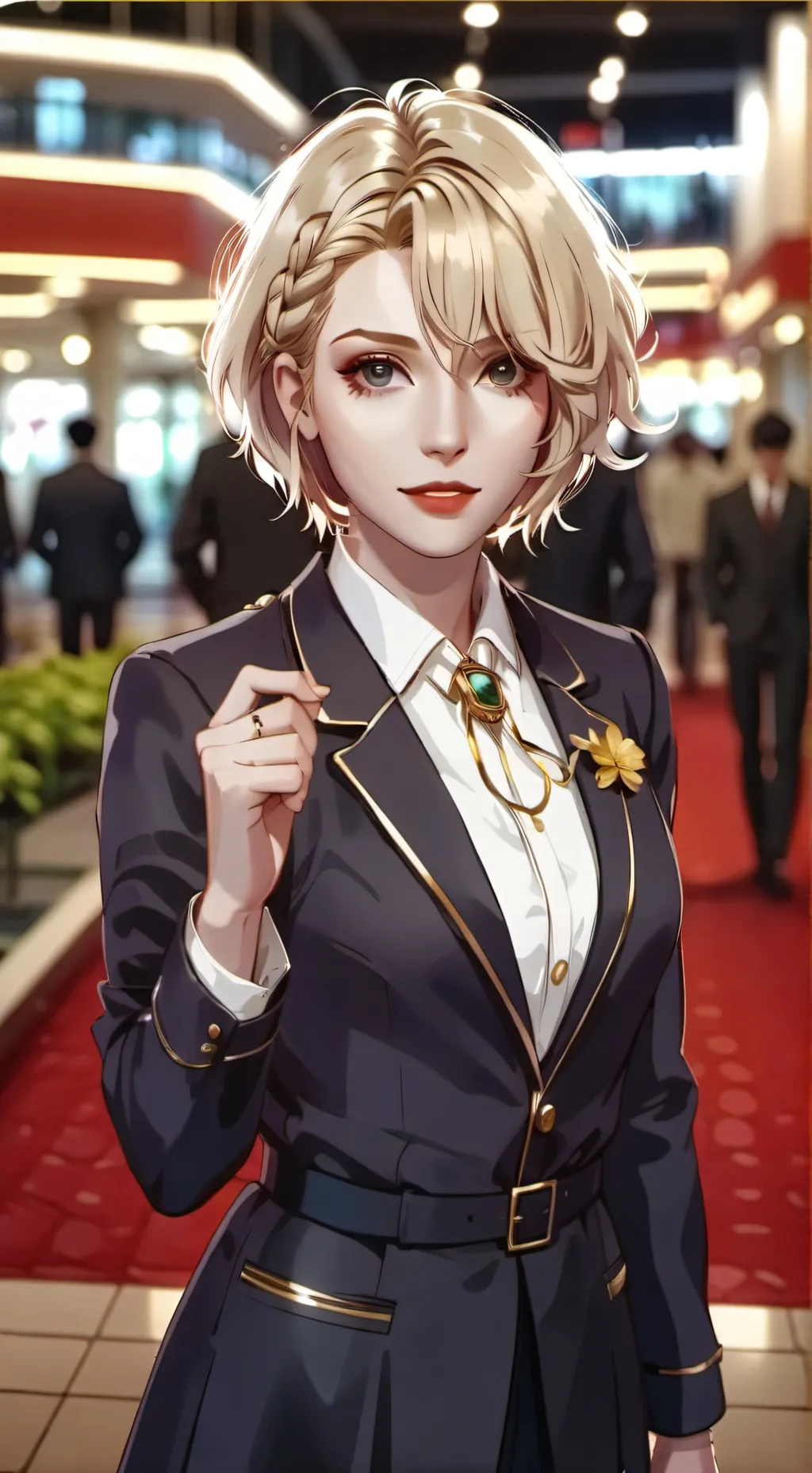 ai character: MHA Meets Karen background