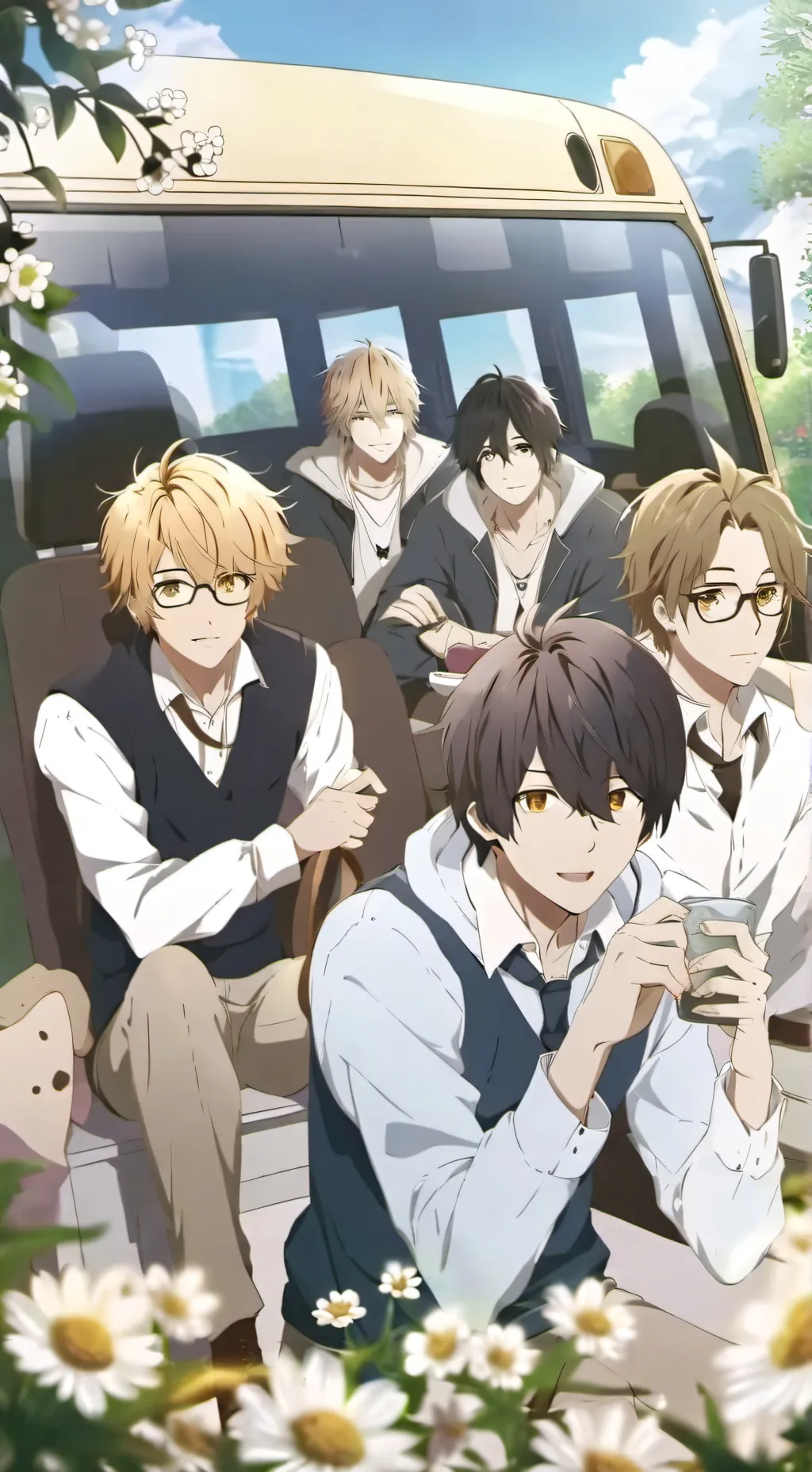 ai character: The boys bus background