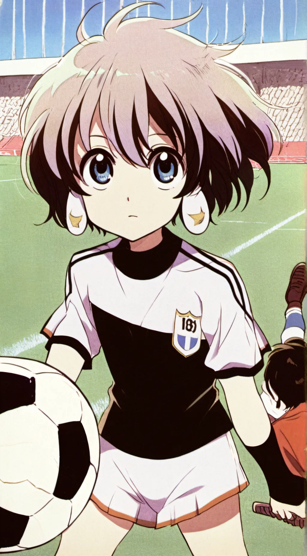 ai character: blue lock  background