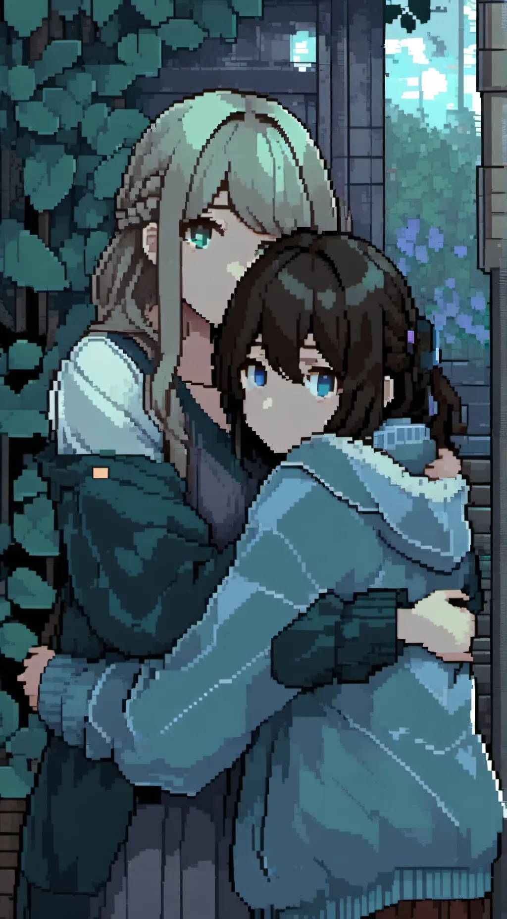 ai character: Pinki x Wenda ❤️❤️ background