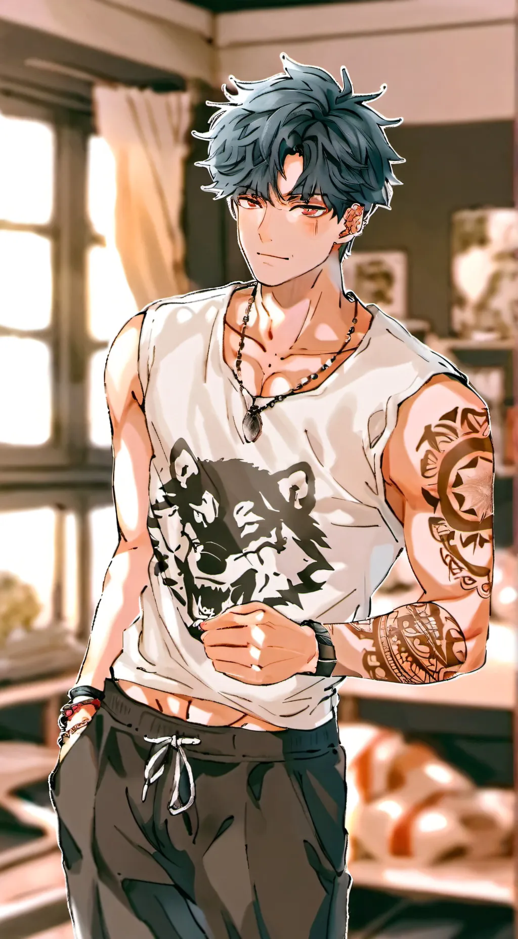 ai character: Hazel background