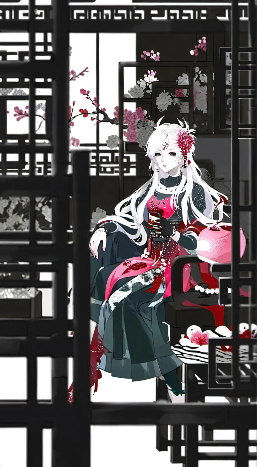 ai character: mha but pool time! background