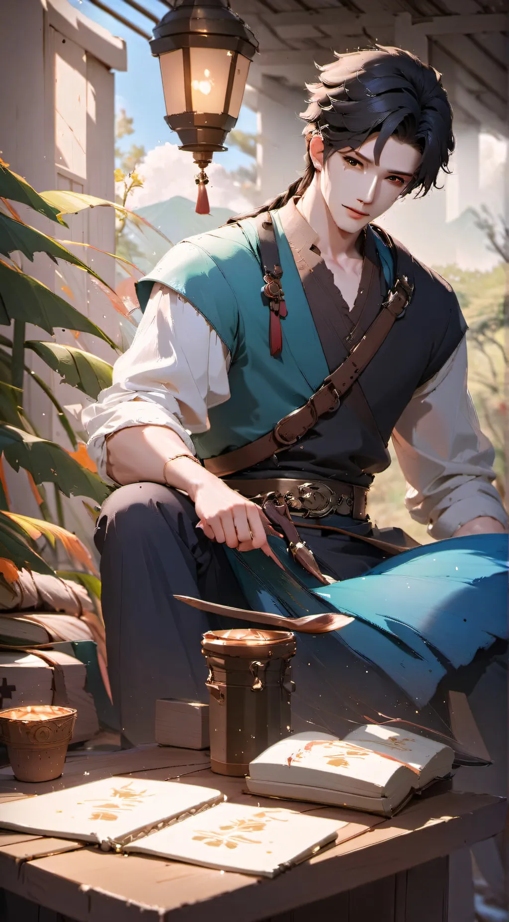 ai character: Pedro background