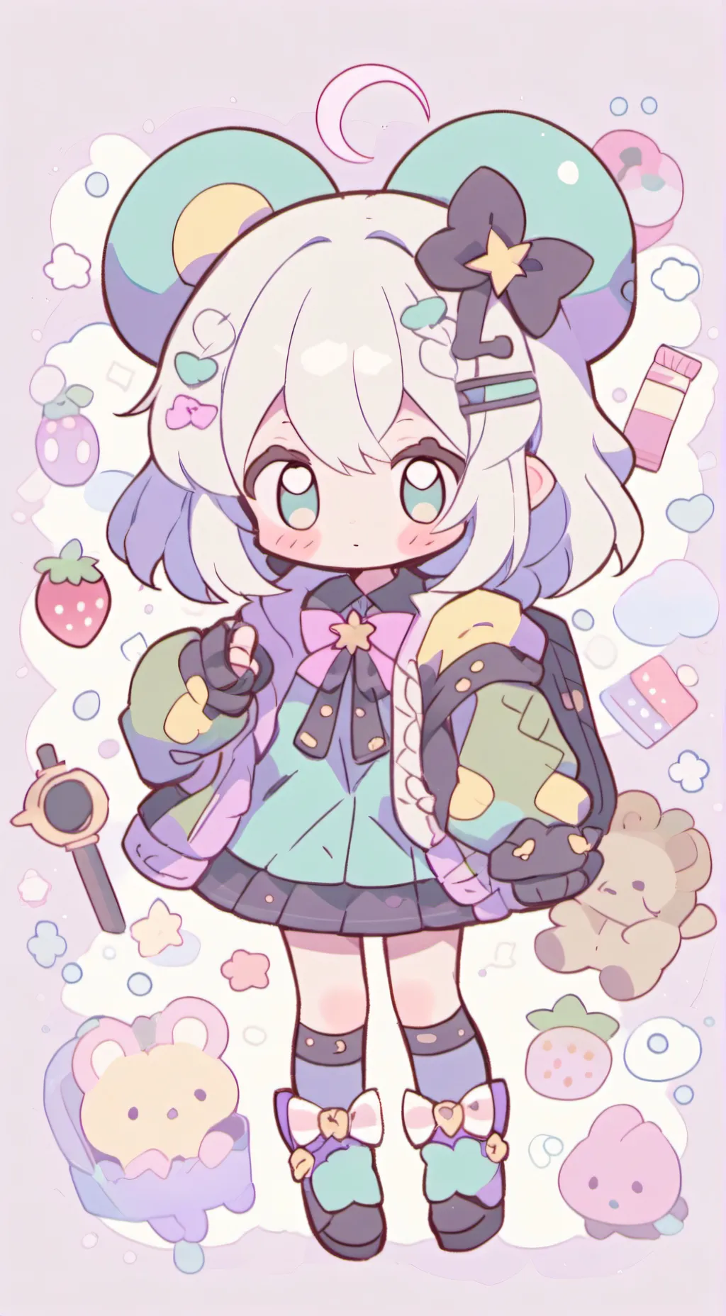 ai character: mha  background