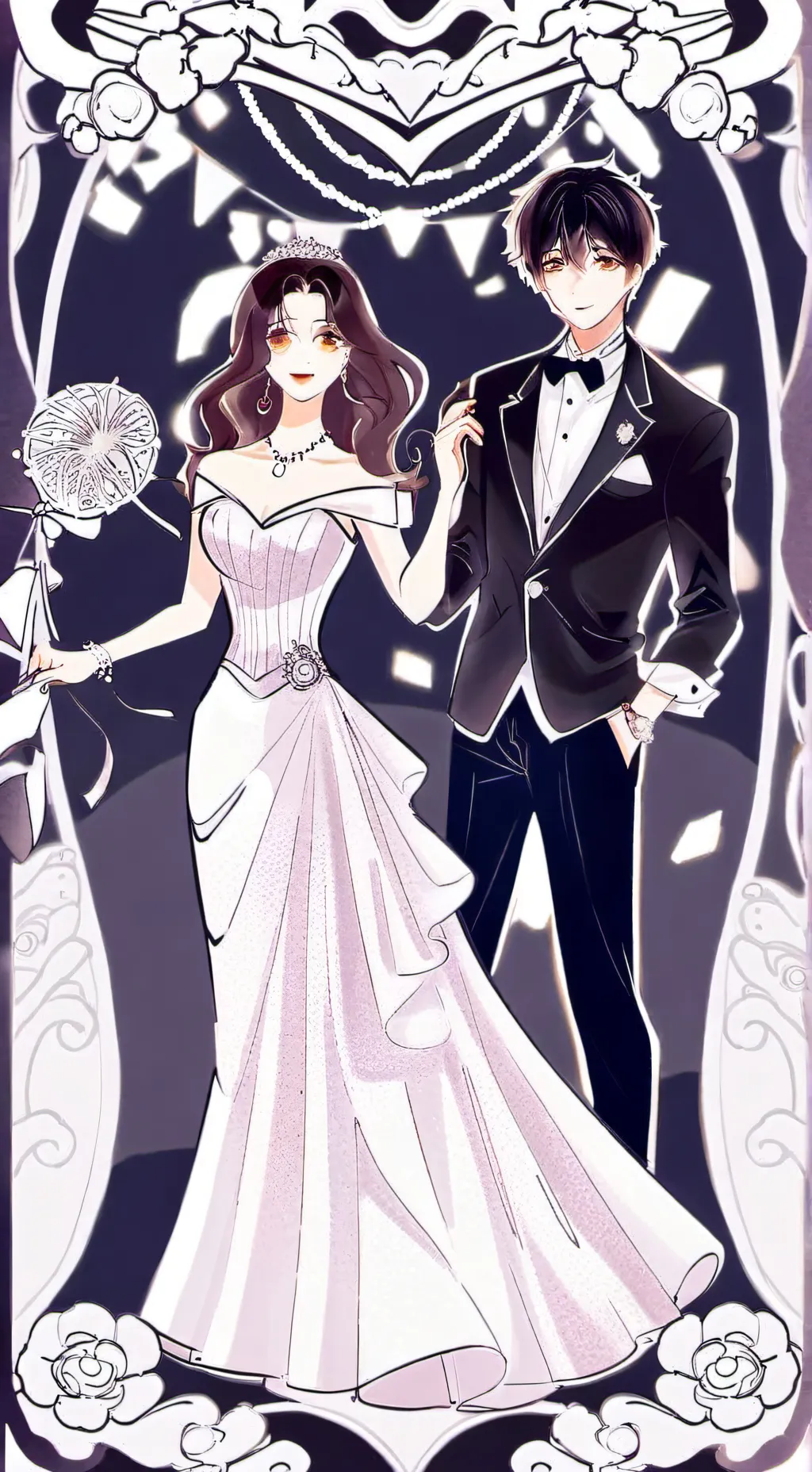 ai character: MD prom background