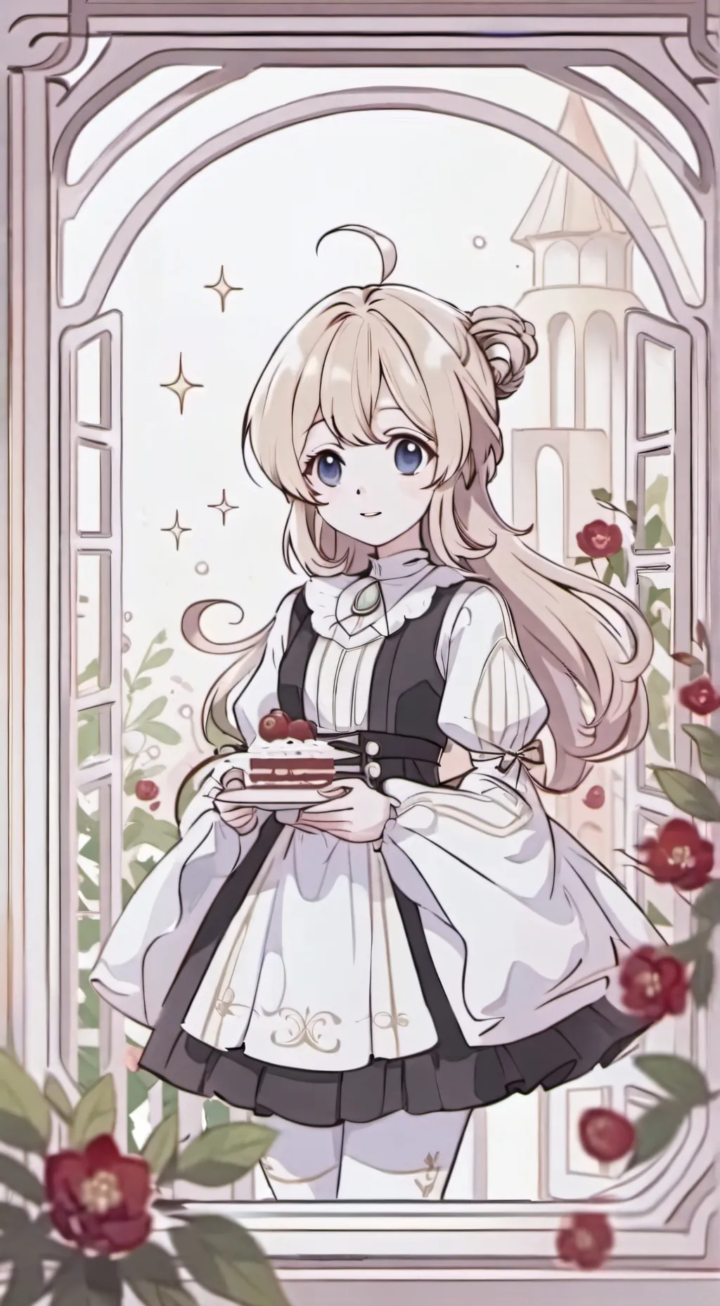 ai character: ur maid (Marissa) background