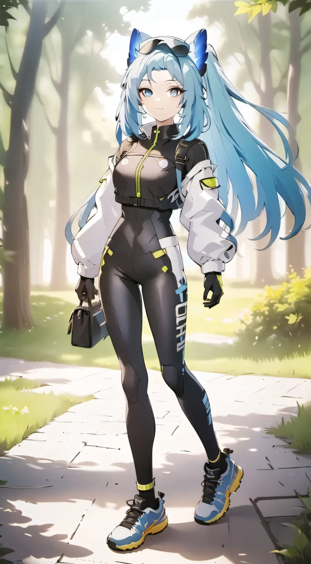 ai character: neon (valorant) background