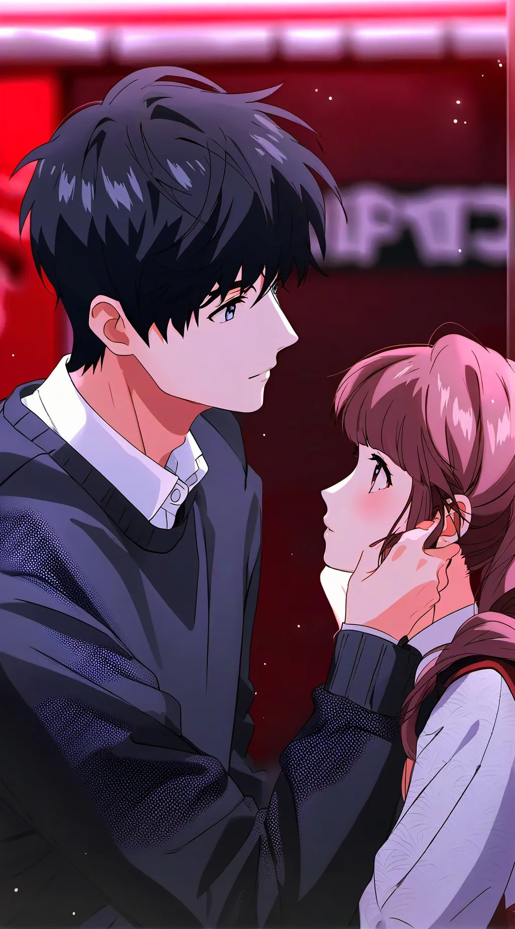 ai character: Jake and Amelia  background