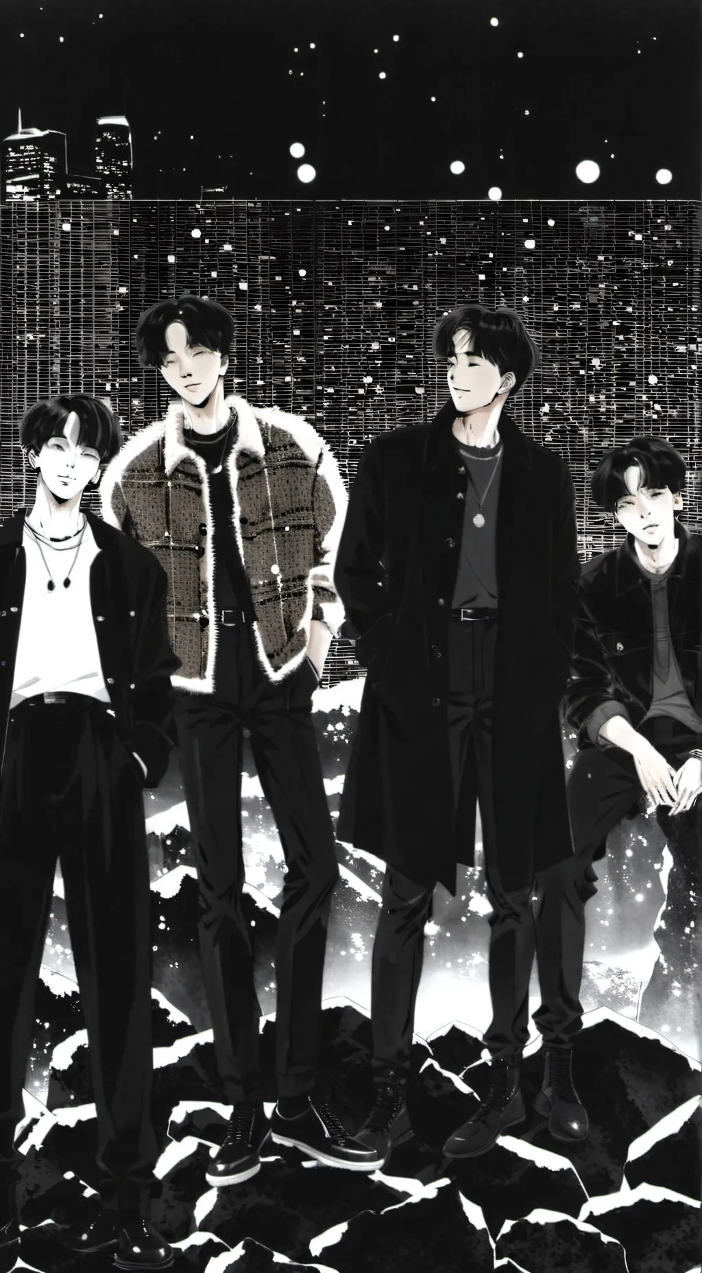 ai character: BTS background