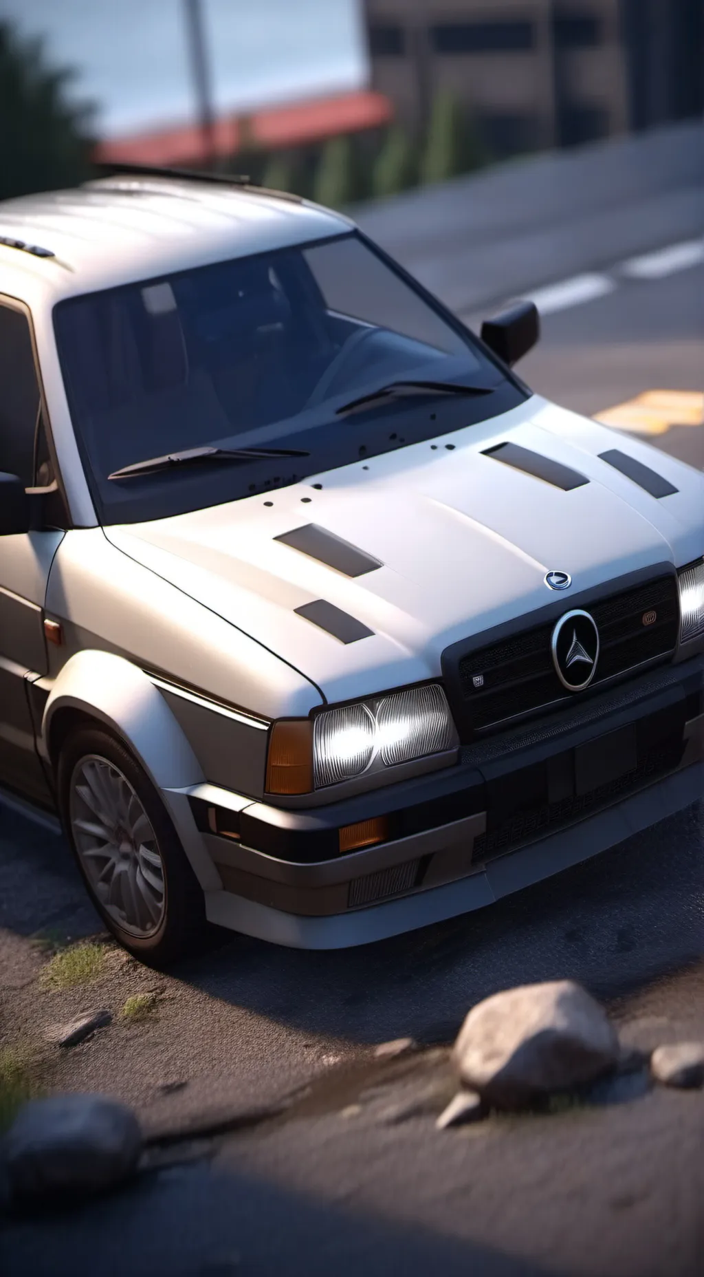 ai character: Car background