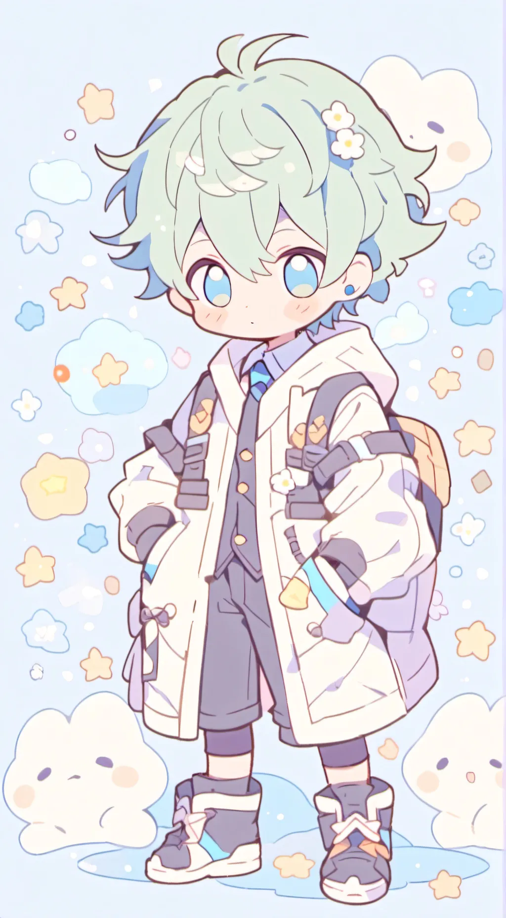 ai character: MHA(100 special🥳) background