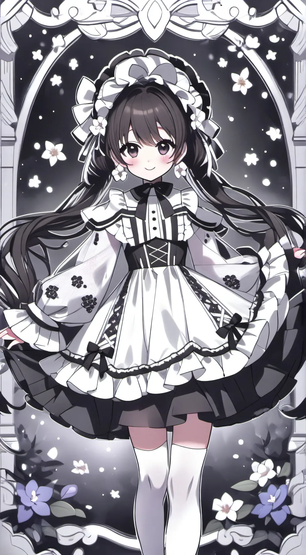 ai character: Vee x Sprout background