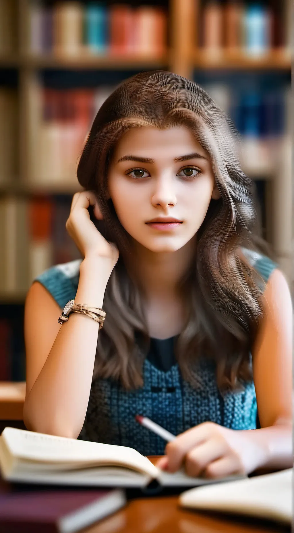 ai character: Lisa  background