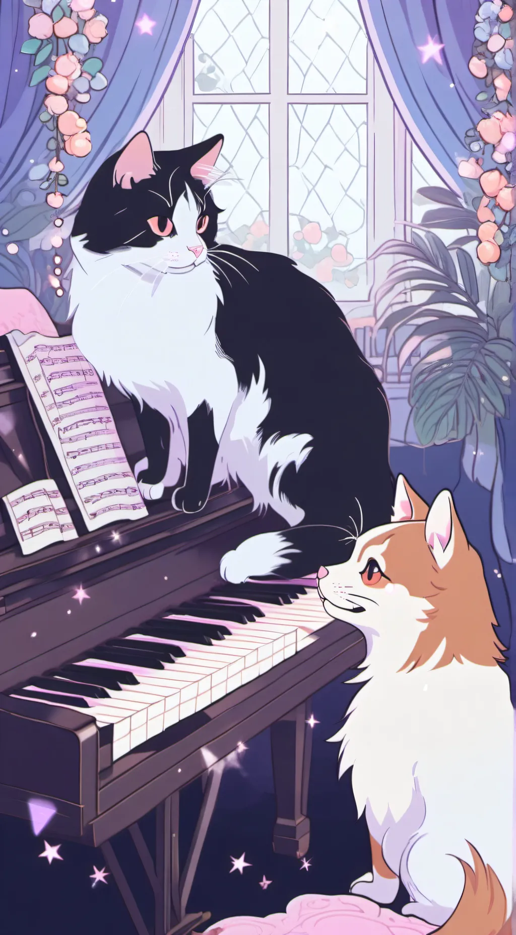 ai character: Harmony background