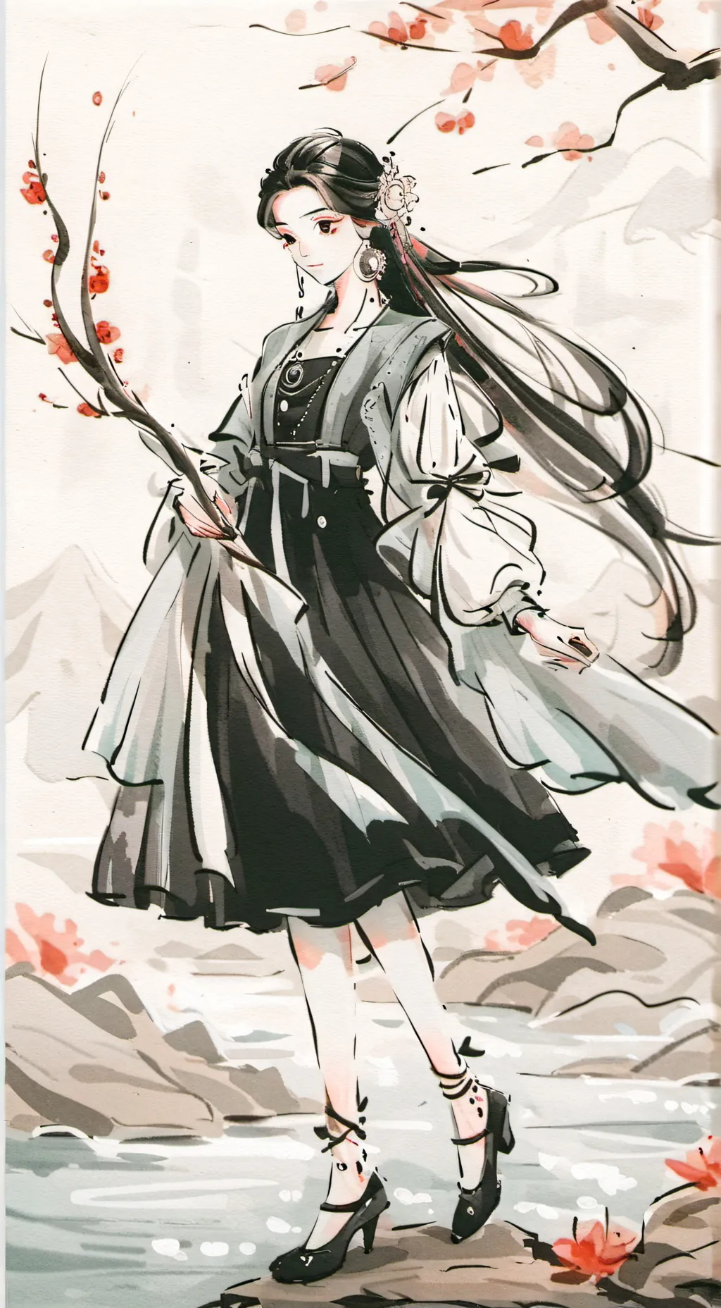 ai character: saneoba?? background