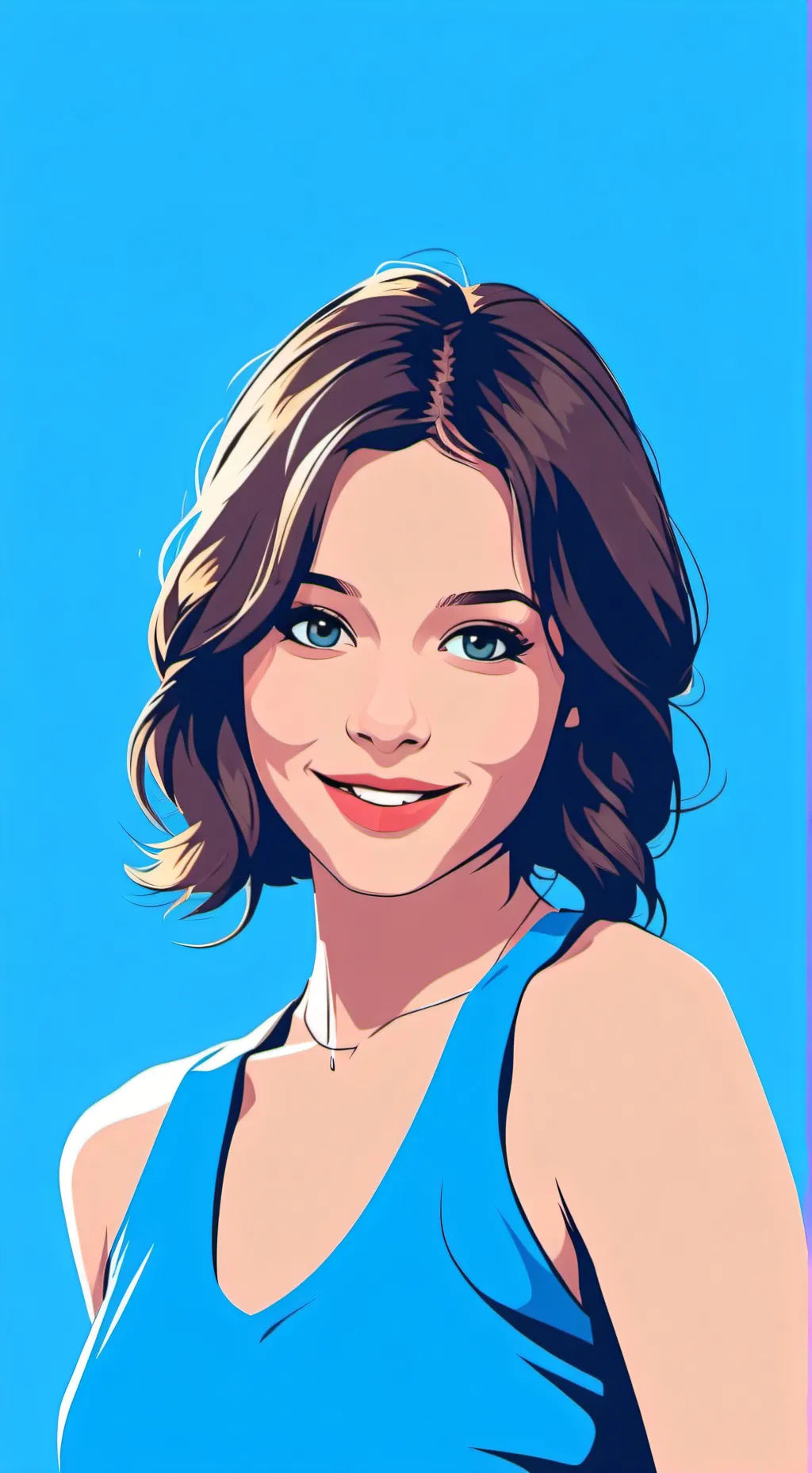ai character: Emma Myers  background