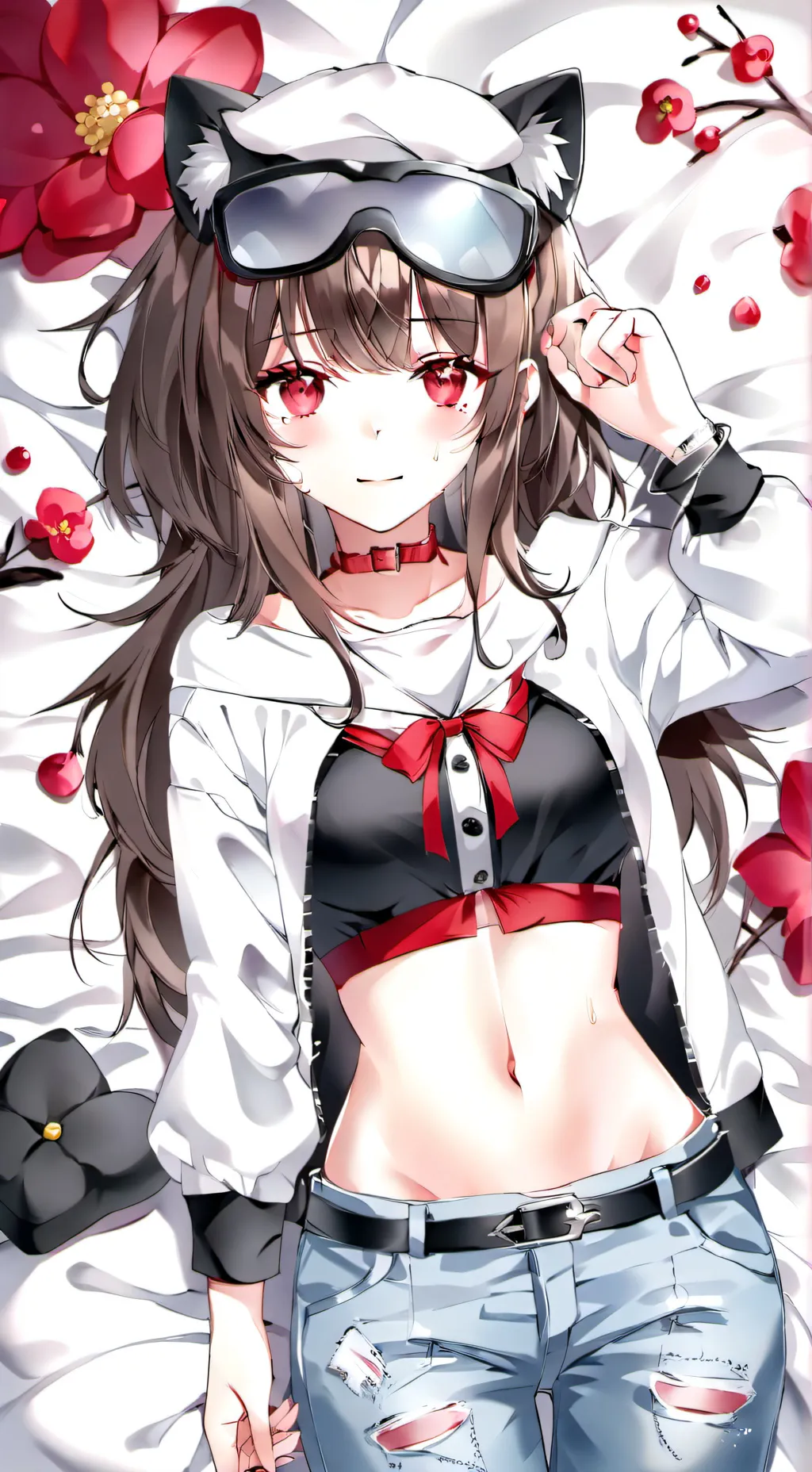 ai character: Mha fake sick background