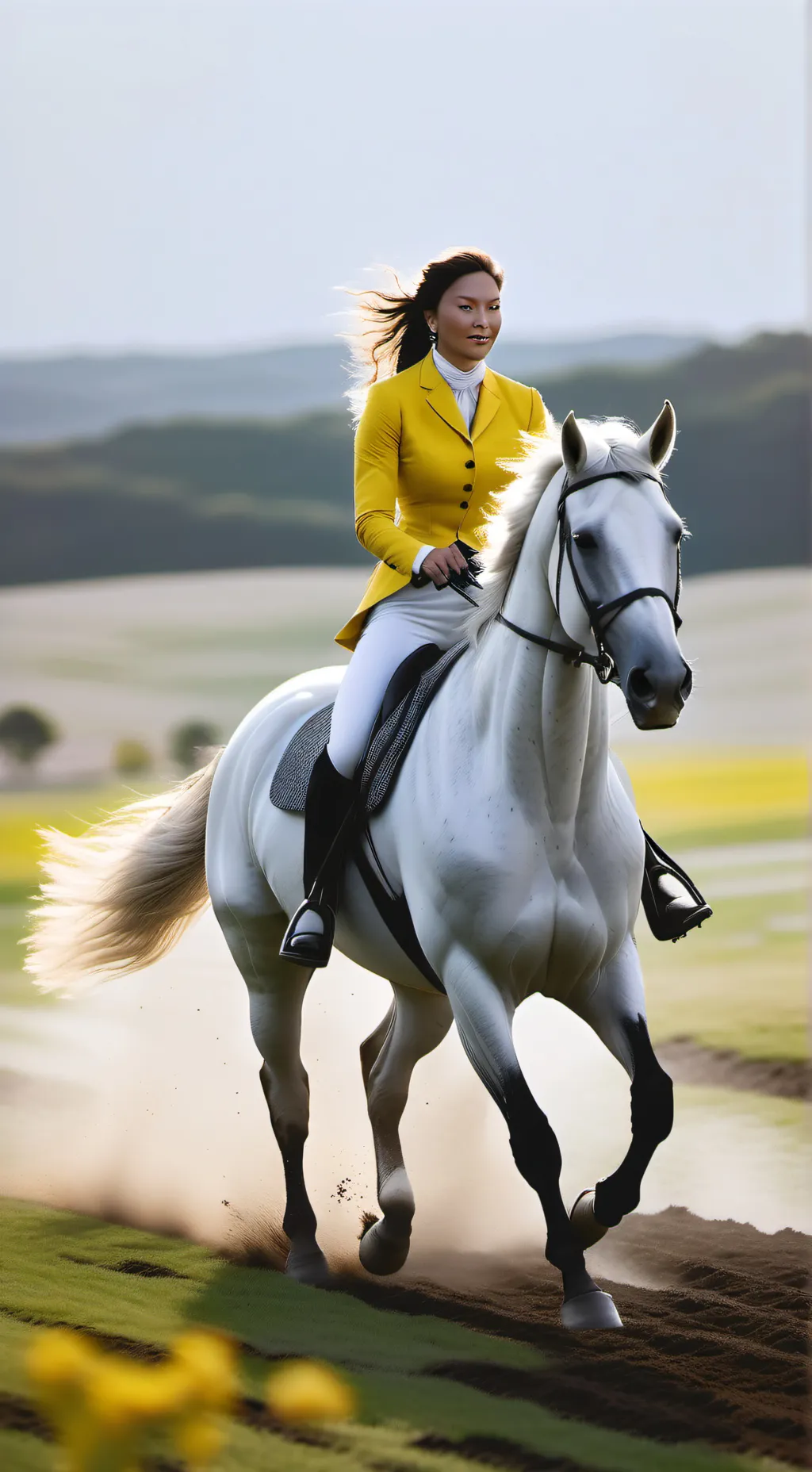 ai character: horse lesson background