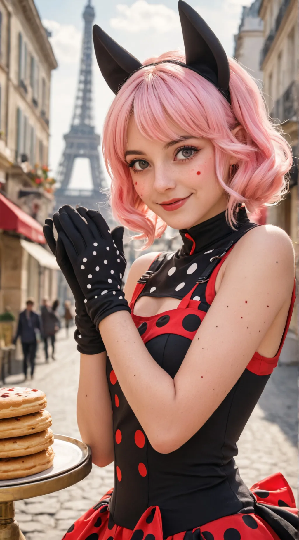 ai character: Ladybug background