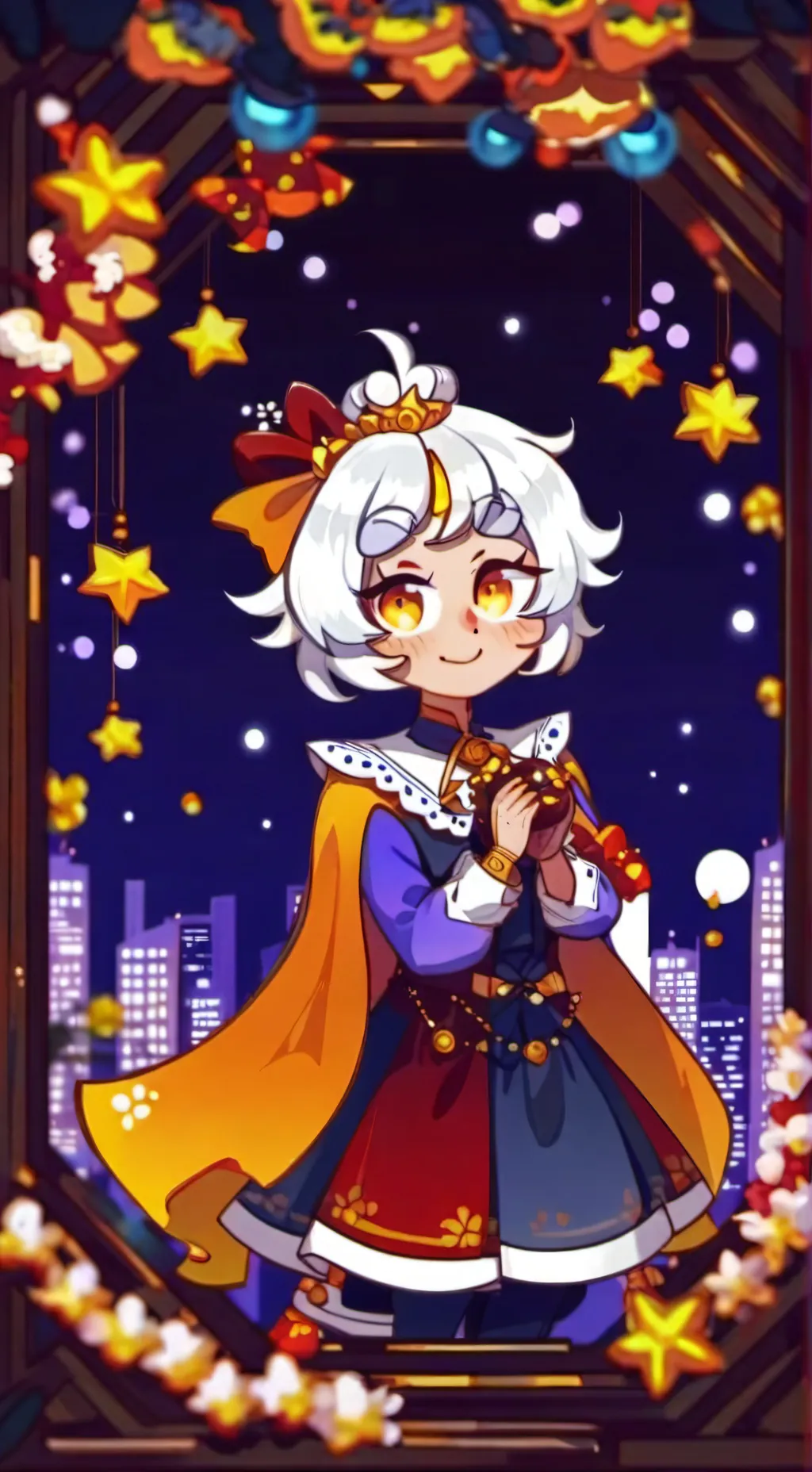 ai character: star birthday  ... background