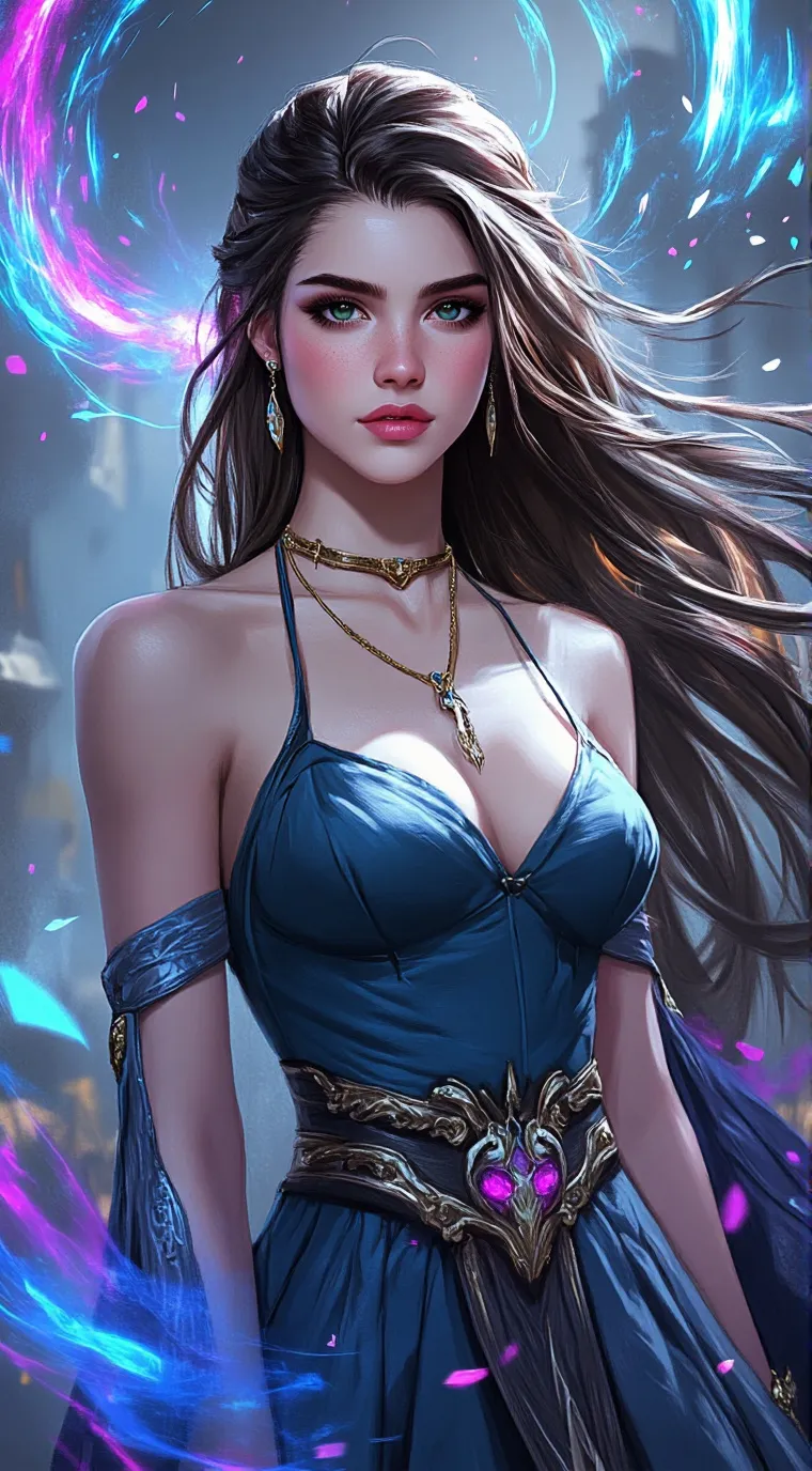 ai character: Lucía background