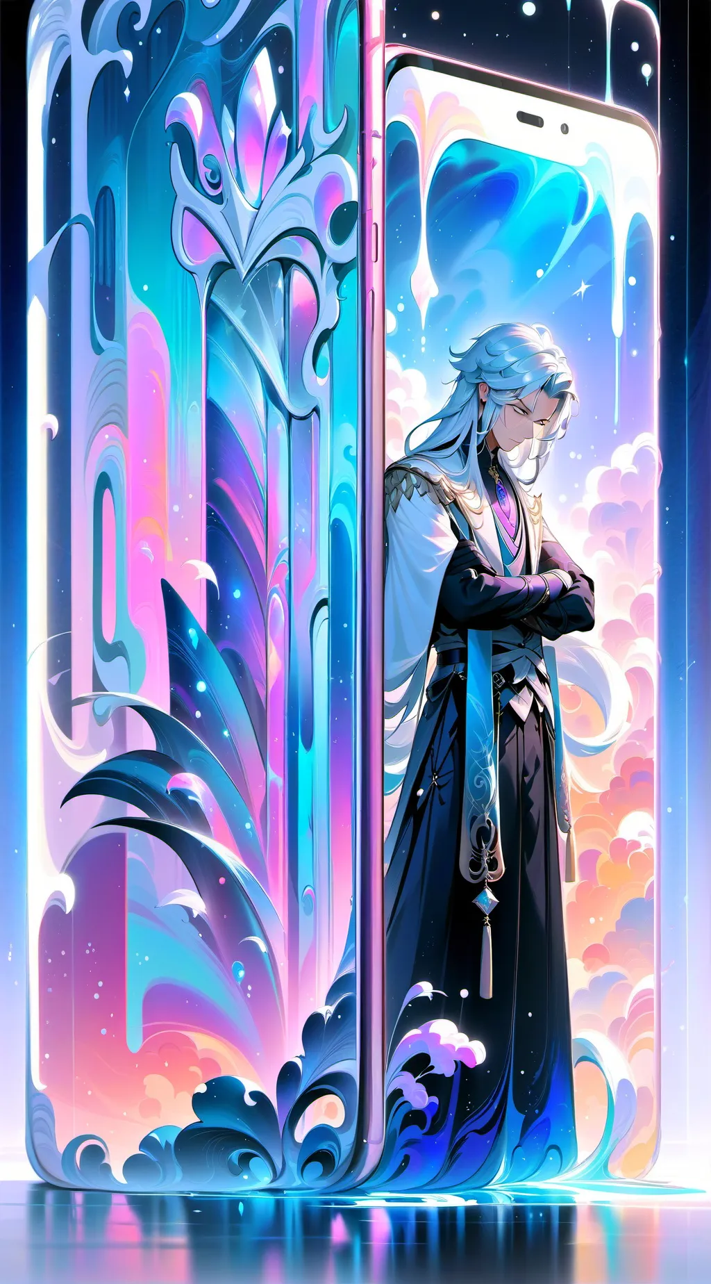 ai character: animal family  background