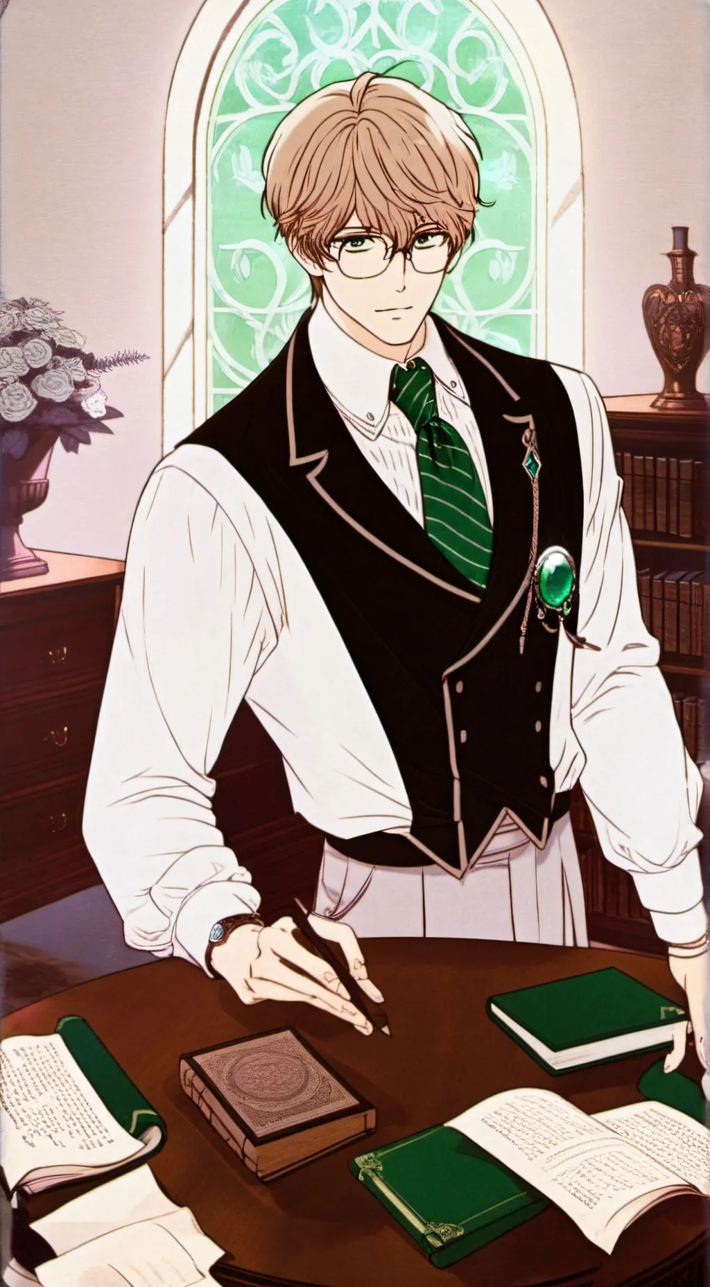 ai character: Hogwarts background