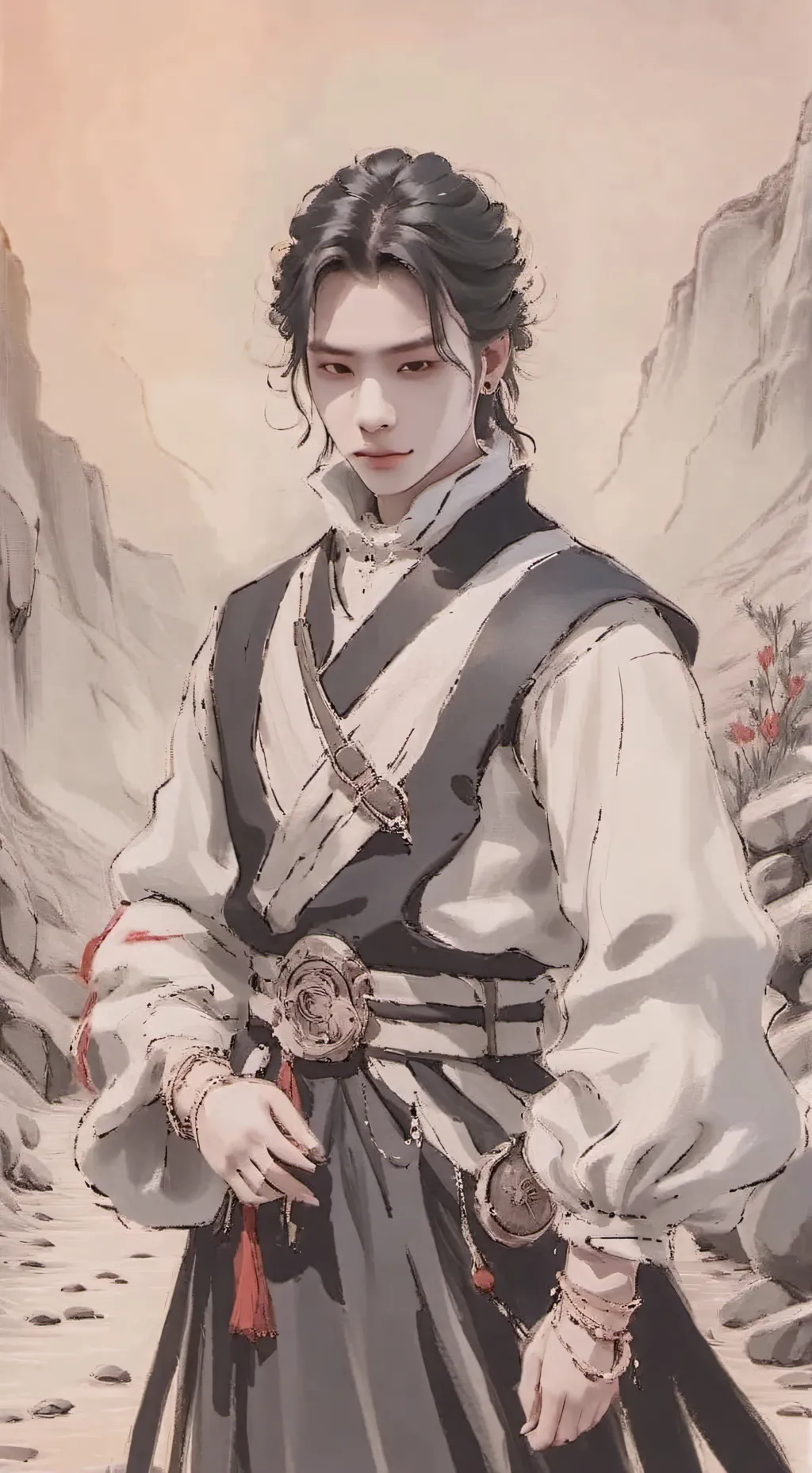 ai character: Hyunjin background