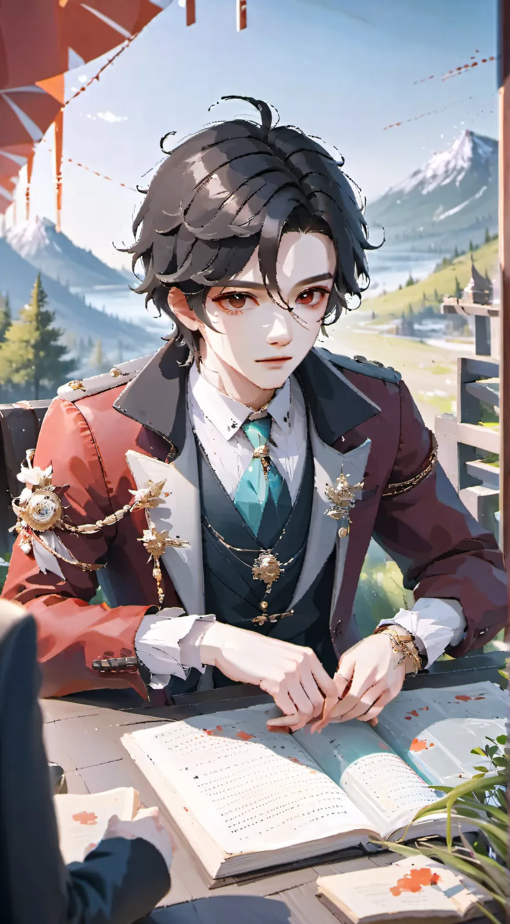 ai character: man background