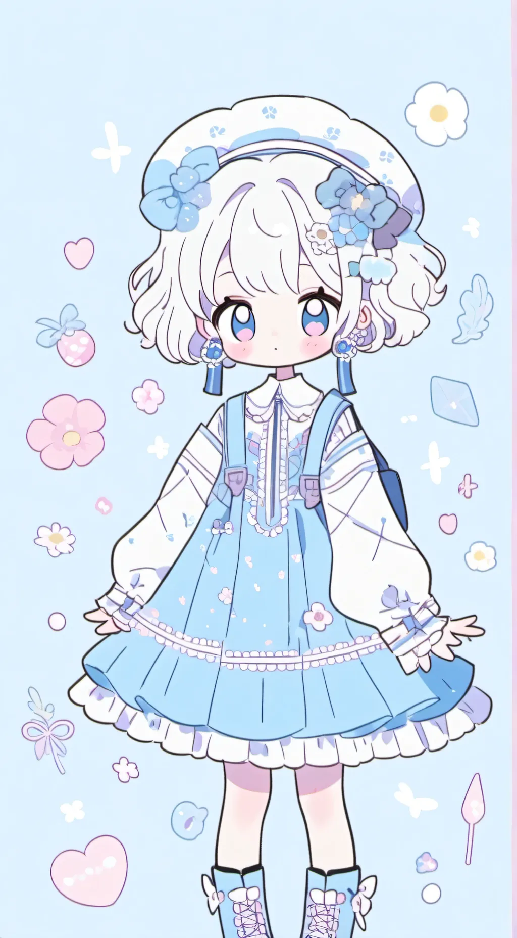 ai character: kny ig  background