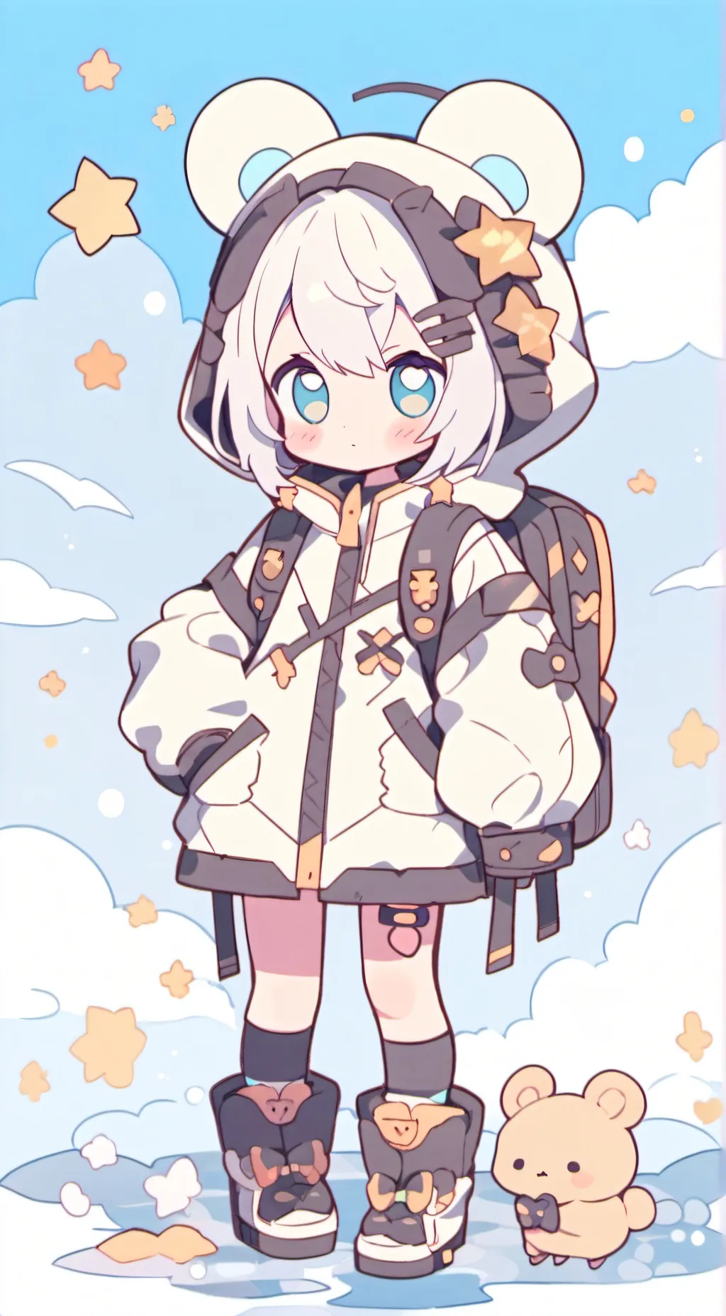 ai character: sarada background