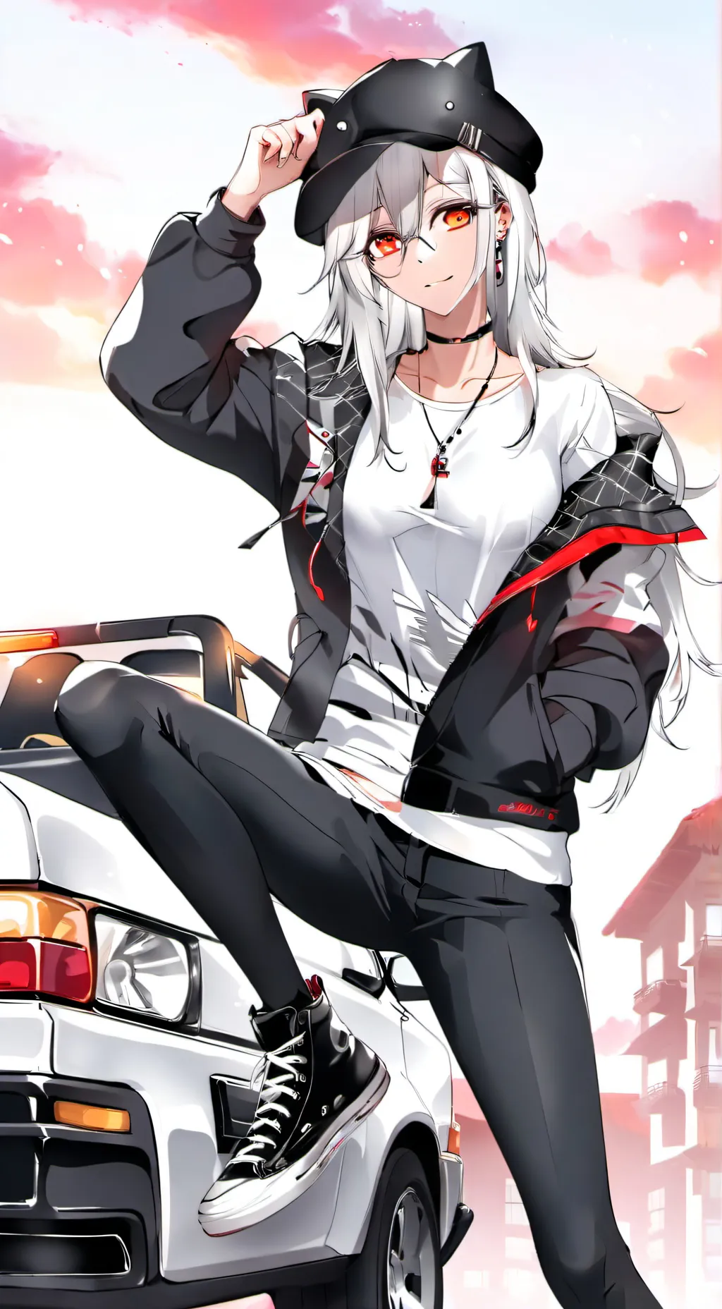 ai character: Aurora background