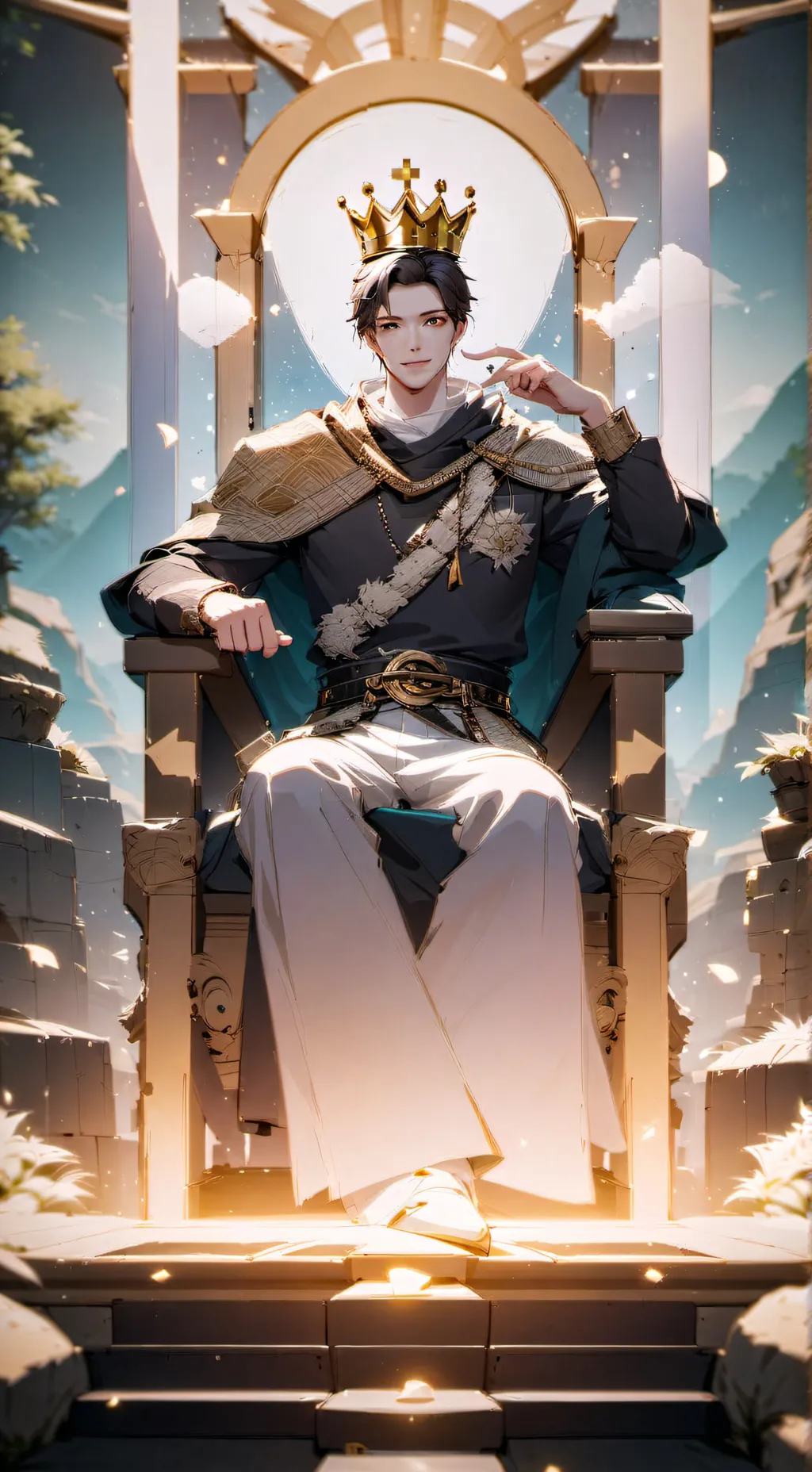 ai character: King Vincent III background