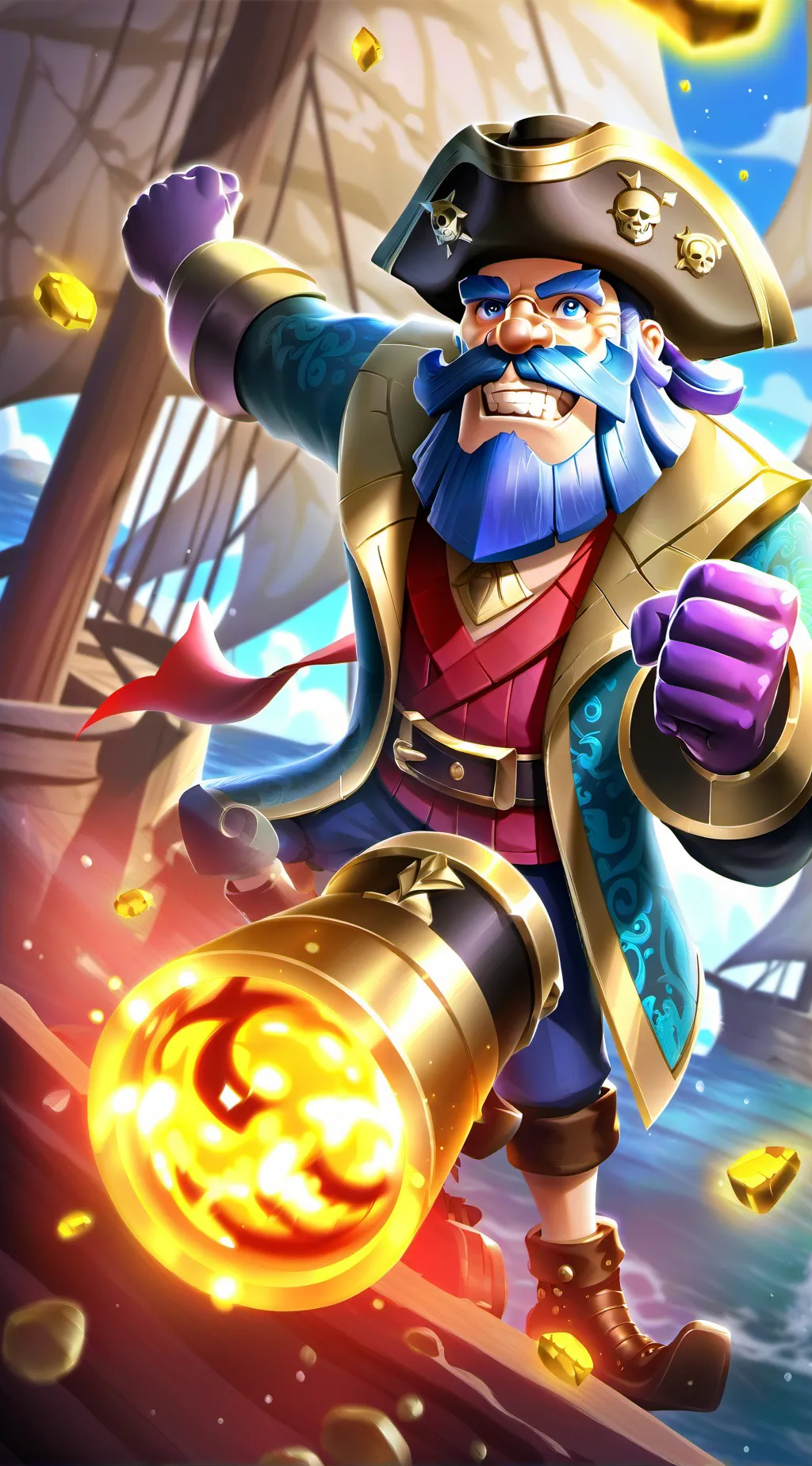 ai character: U are a pirate background