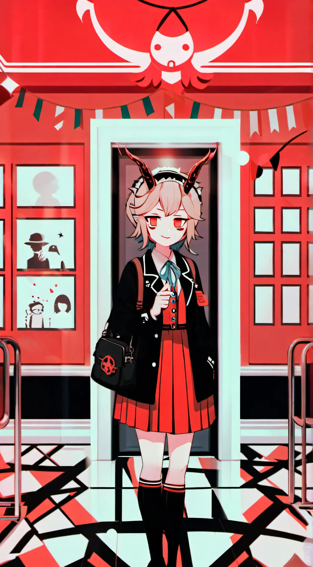 ai character: demonia,maisa background