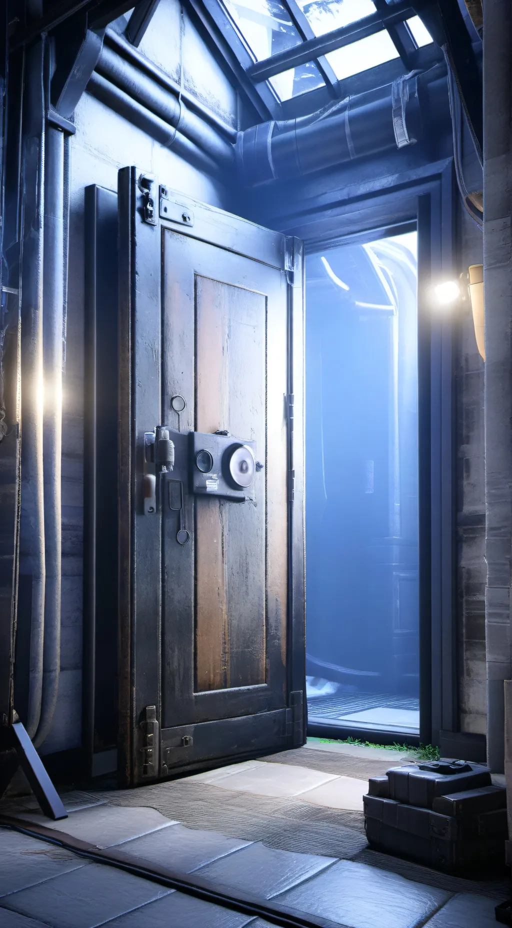 ai character: Trap Room escape  background