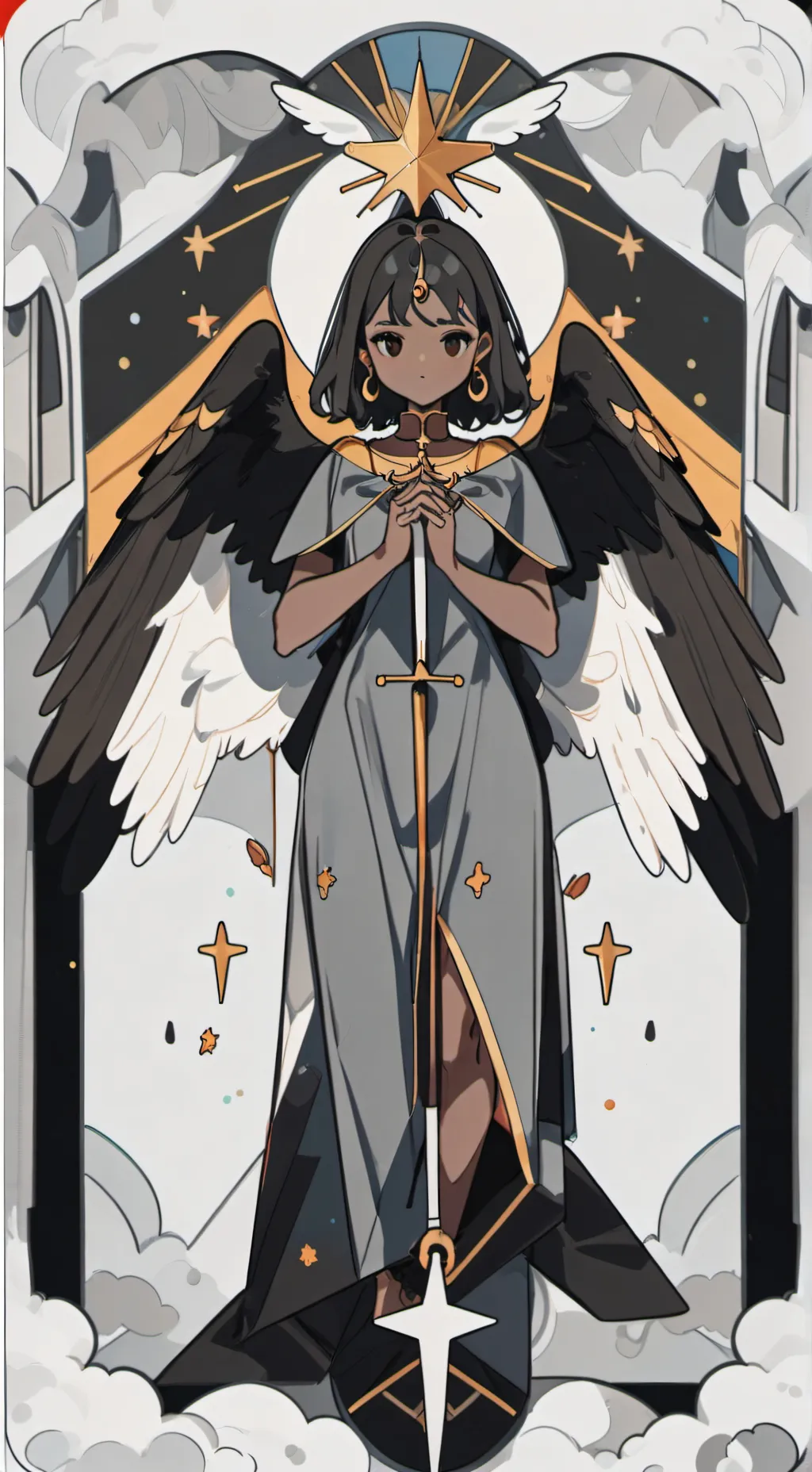 ai character: Angélica  background